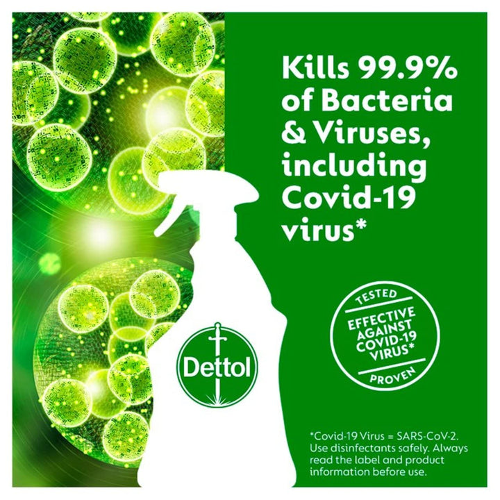 Dettol Antibacterial Surface Cleaning Spray - Lime and Mint, 750 ml