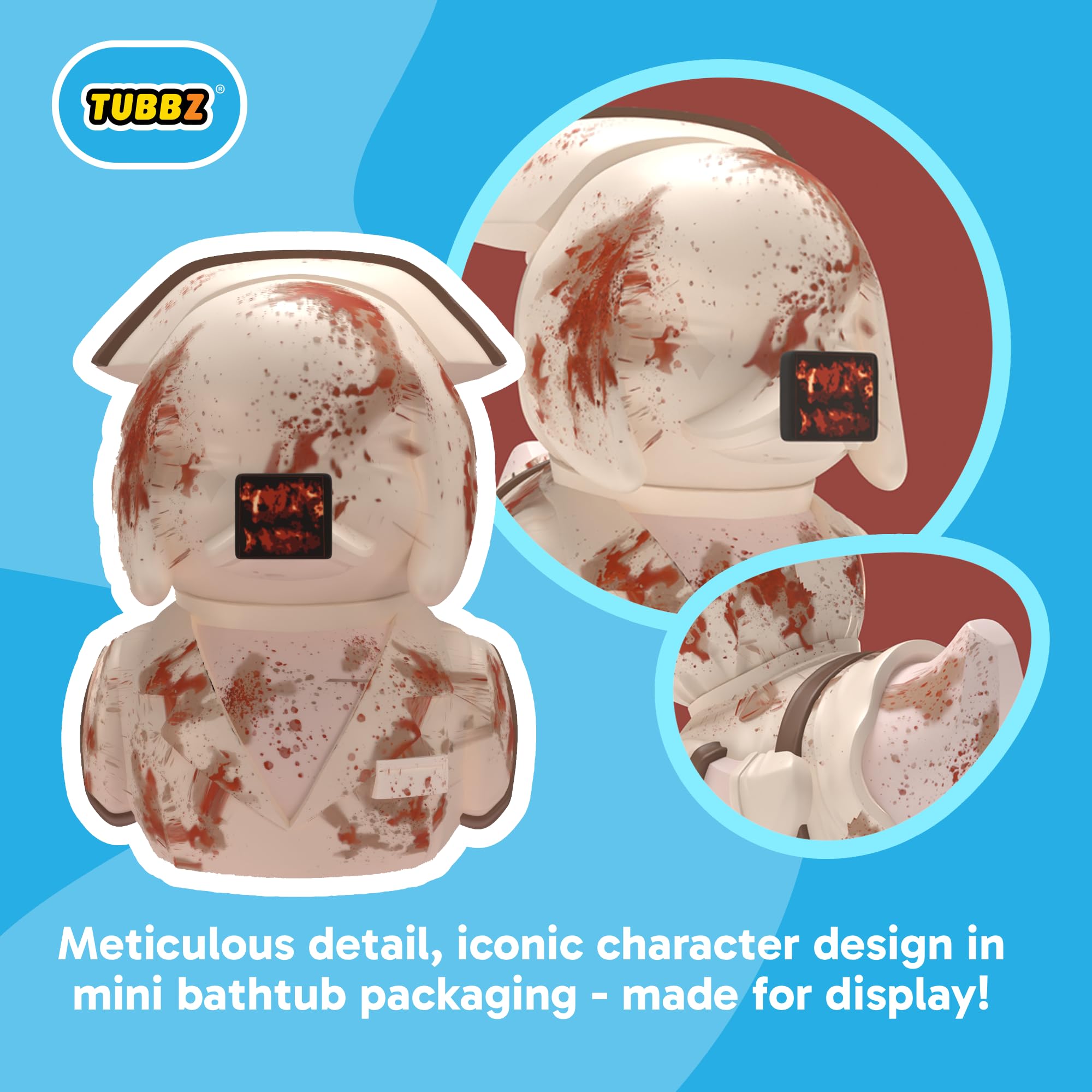 TUBBZ Silent Hill Bubble Head Nurse Mini Cosplaying Rubber Duck Figure | Approx 5cm 2