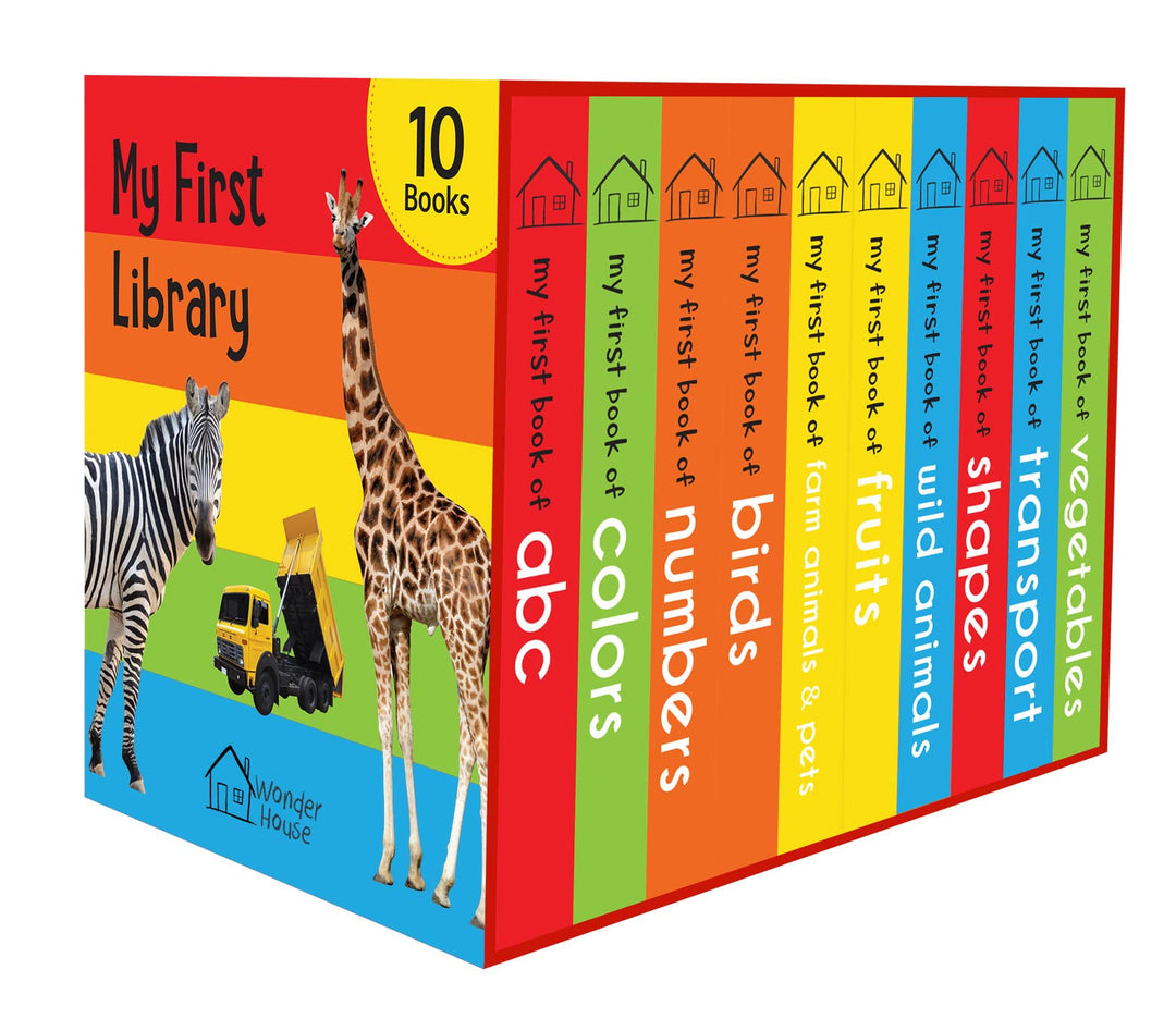 My First Library: Boxset of 10 Board Books for Kids - ABIS_BOOK (Board Book, Box Set Edition)