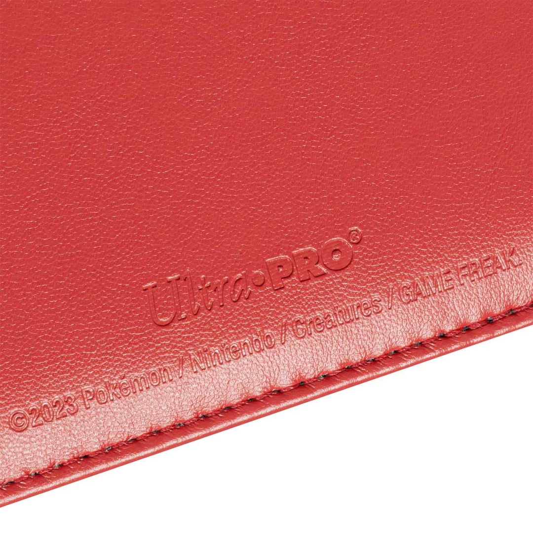 Ultra Pro Premium Red Snap Binder for Pokémon - 20 Page 4-Pocket Album with Enamel Poké Ball Snap