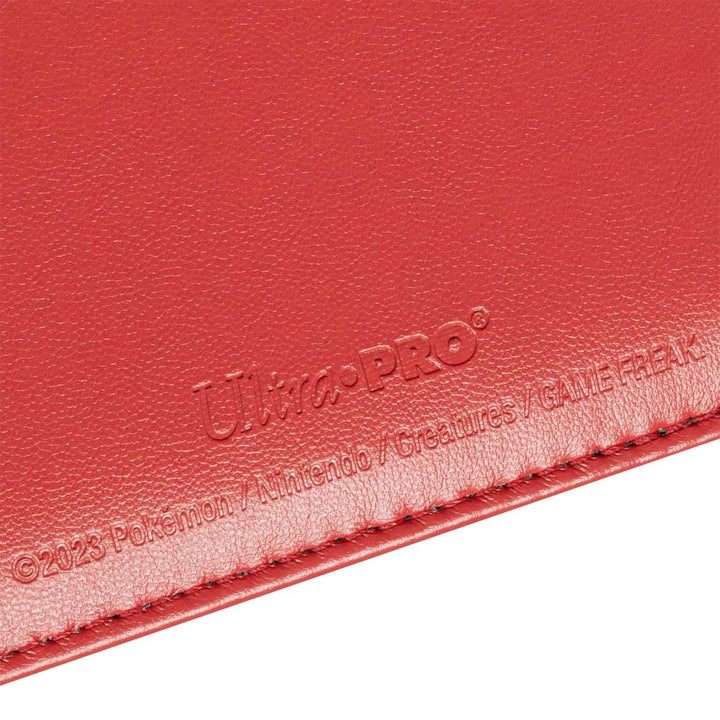 Ultra Pro Premium Red Snap Binder for Pokémon - 20 Page 4-Pocket Album with Enamel Poké Ball Snap