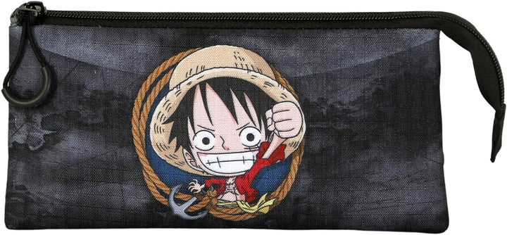 One Piece Triple Compartment Pencil Case (06370)