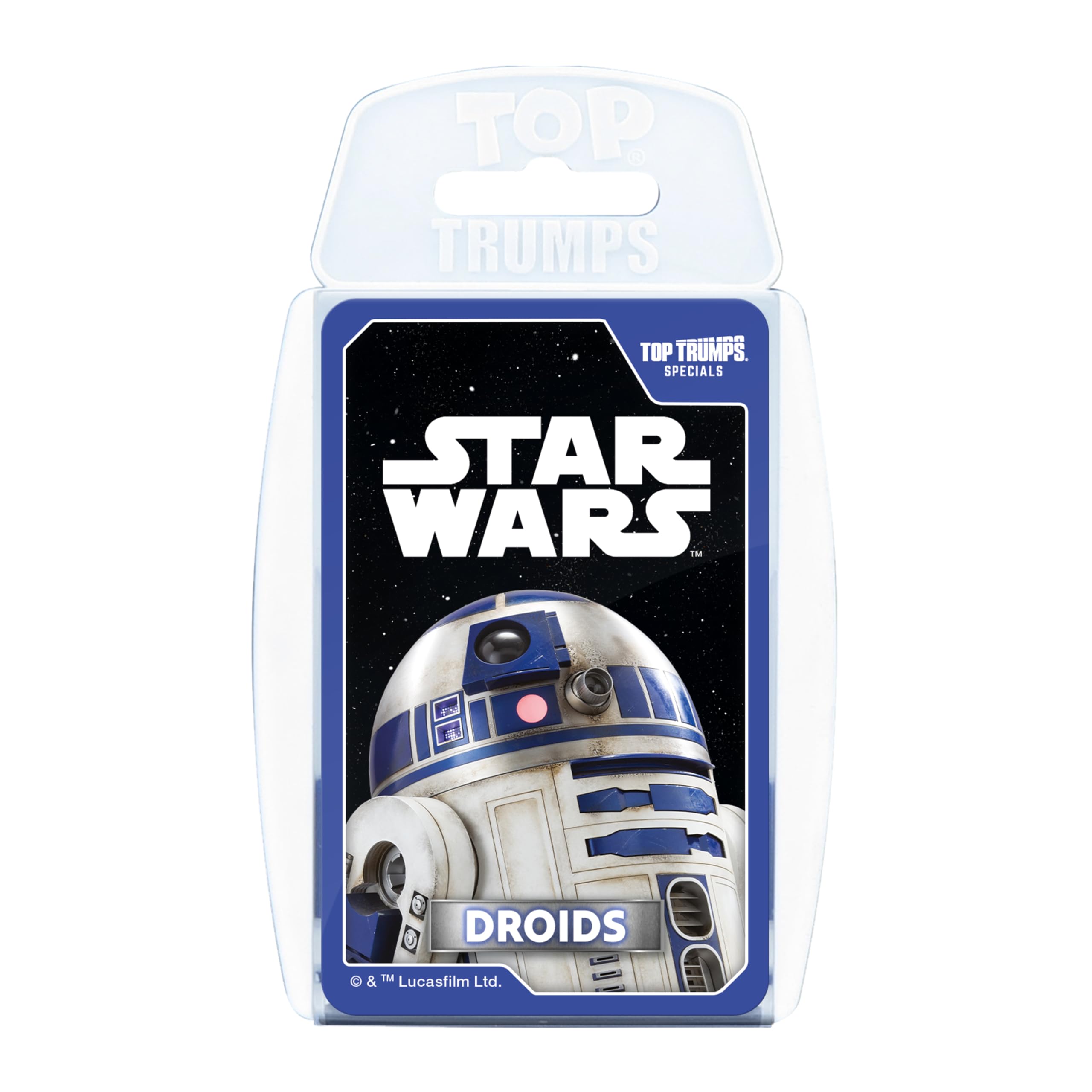 Top Trumps Star Wars Droids Dedicated Deck Card Game | Portable Plastic Case | Unisex Adult