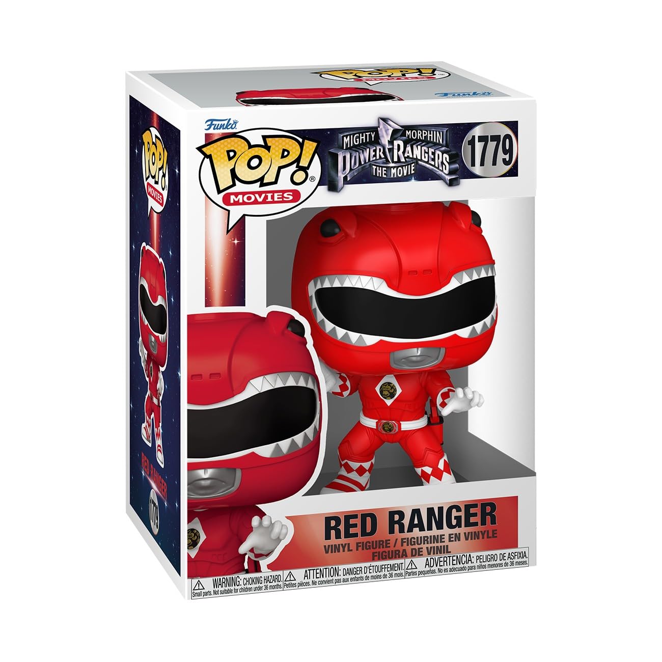 Funko Pop! Movies: Mighty Morphin Power Rangers Movie - Red Ranger Vinyl Figure 1