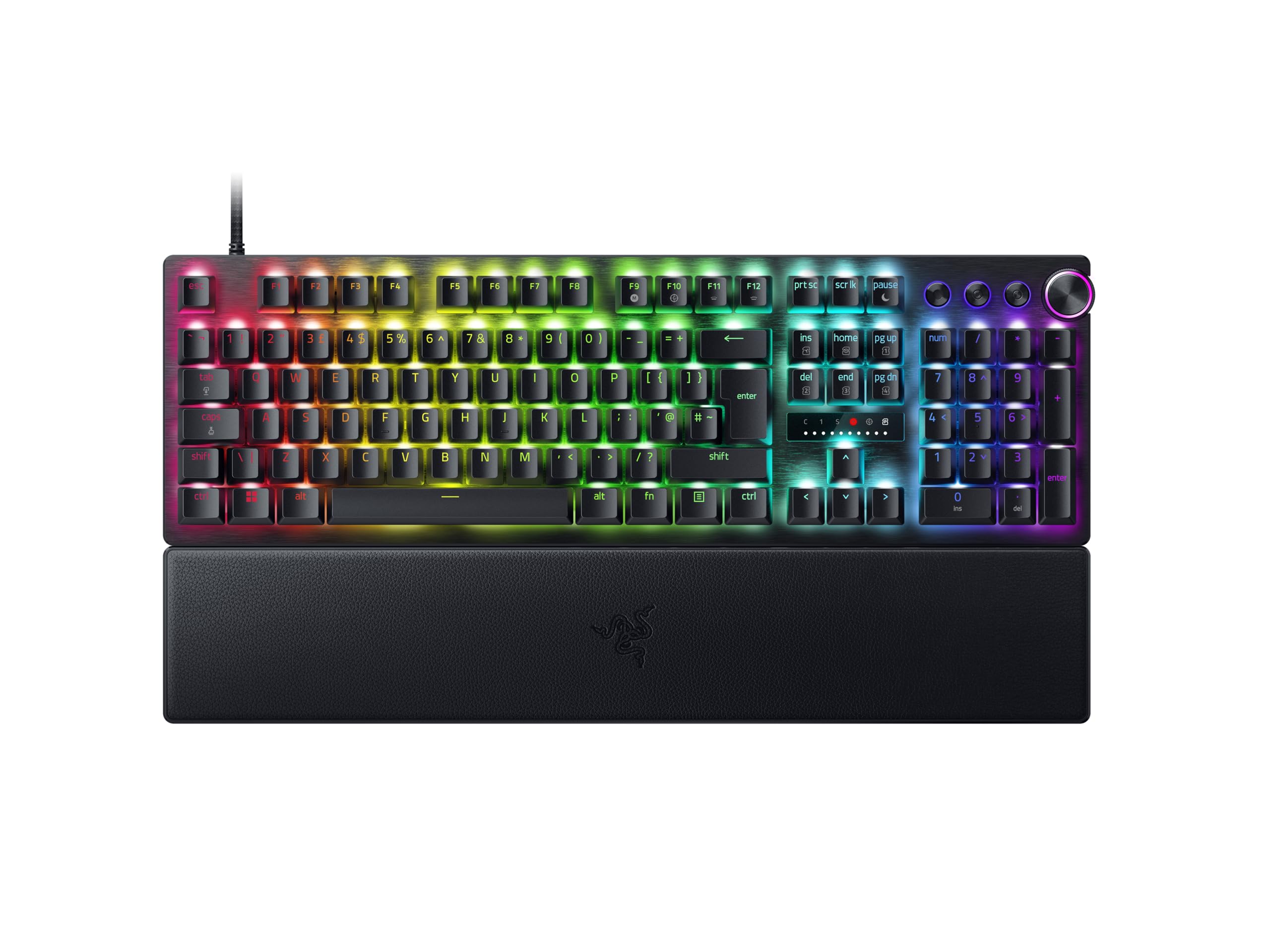 Razer Huntsman V3 Pro - Analog Optical Gaming Keyboard - Rapid Trigger & Snap Tap - UK Layout | Black 1