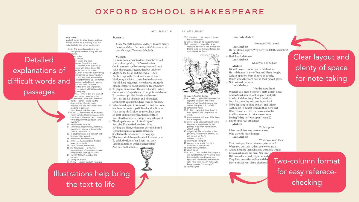 Oxford School Shakespeare: Othello - Illustrated Paperback Edition | 174 Pages | Ages 13-17 6