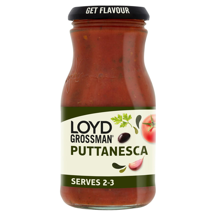 Loyd Grossman - Italian Puttanesca Sauce Tomato & Olive Anchovy Infusion