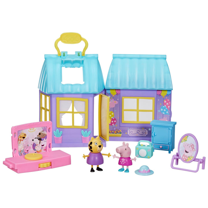 Peppa Pig Peppa's Dance Party Playset - Interactive Twirling Stage & Dress Shop for Ages 3+