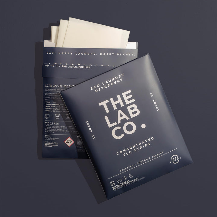 The Lab Co. - Laundry Detergent Strips (32 Loads, Cotton Lavender Jasmine)