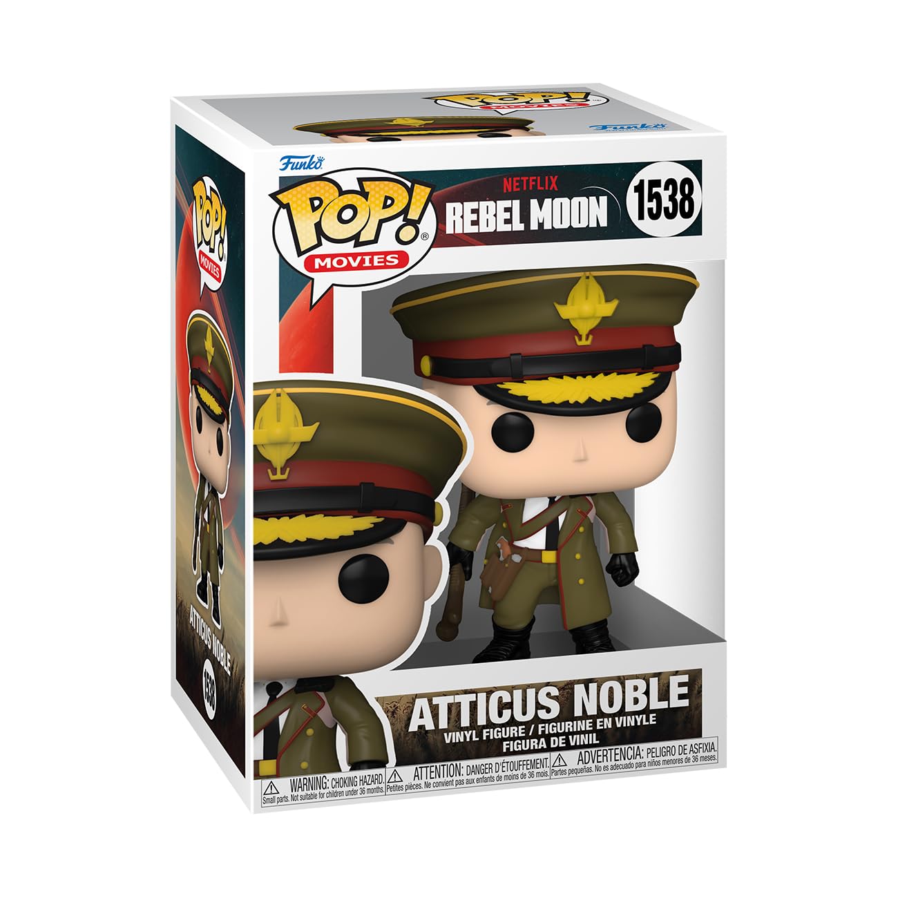 Funko Pop! Movies: Rebel Moon - Atticus Noble Vinyl Figure (72629) 1