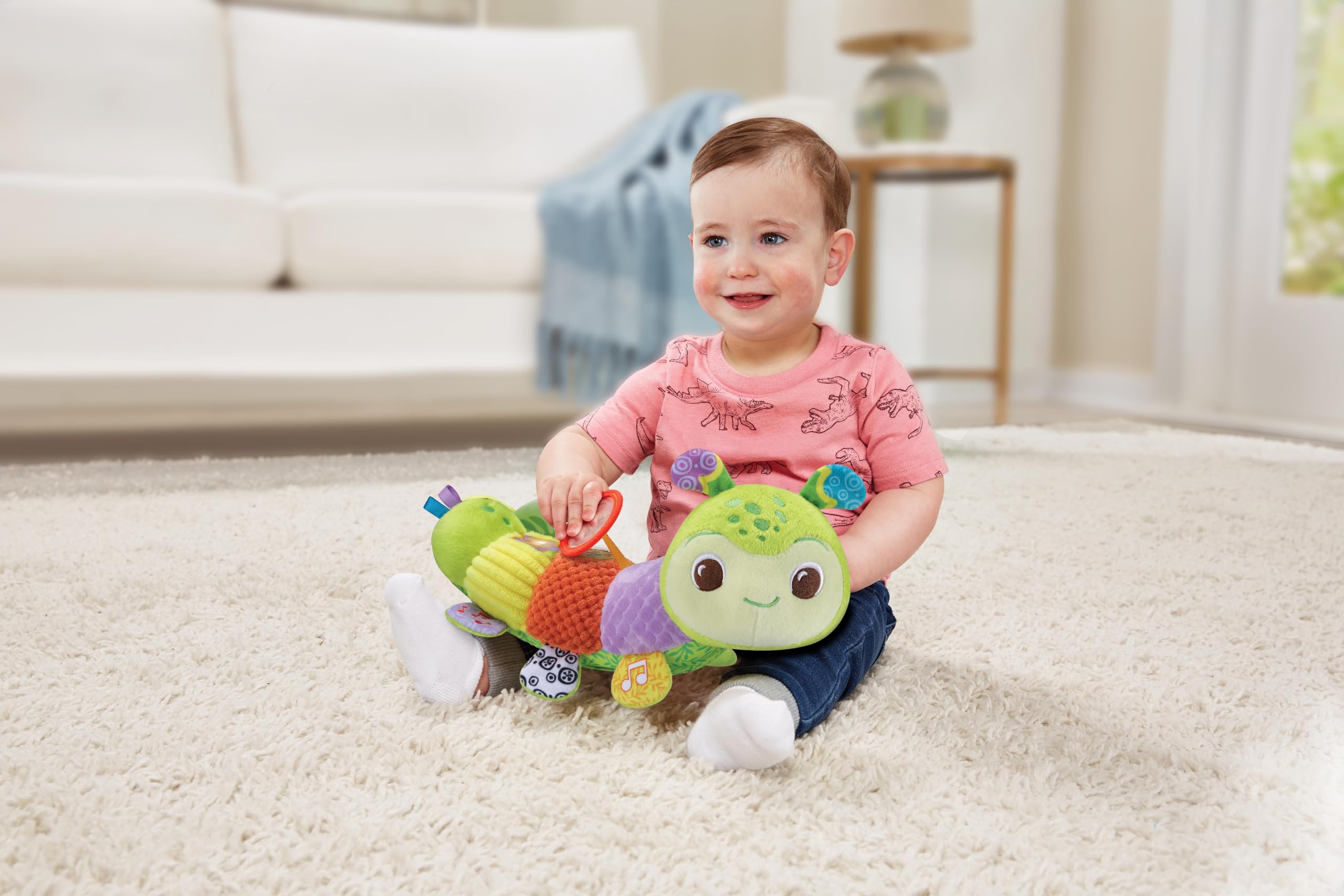 VTech Snugglepillar Sensory Caterpillar Toy - 7 Textures & Educational Lights for 3M+ 2