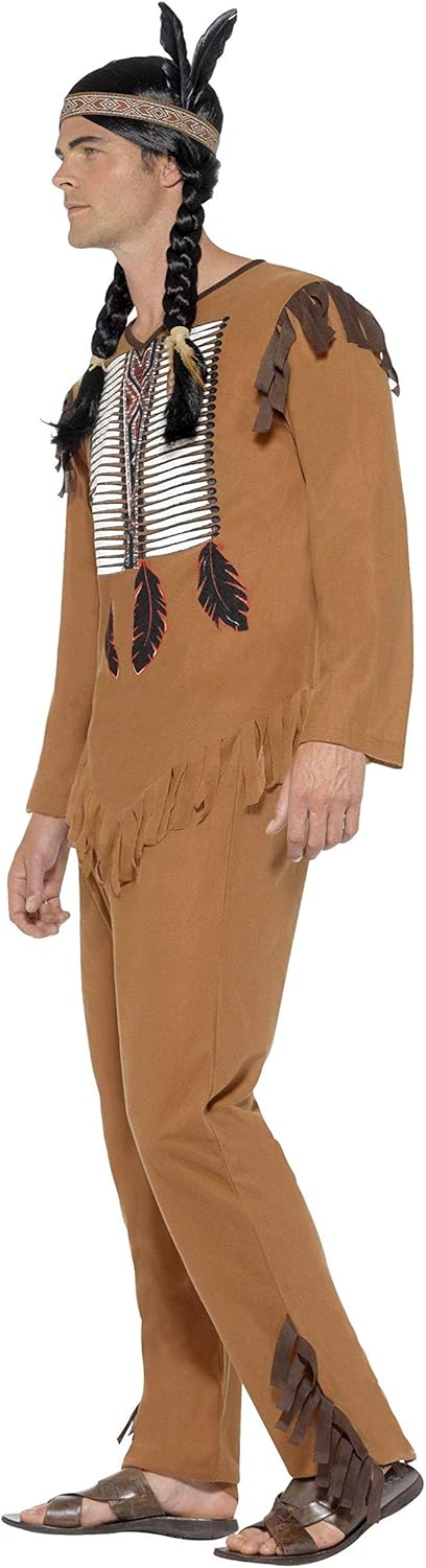 Smiffys Native American Warrior Costume - XL (46"-48") (45509S)