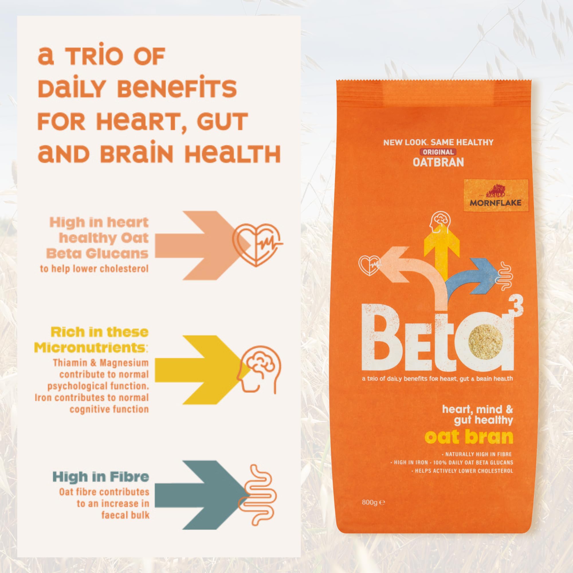 Mornflake - Original Heart Healthy Oatbran 800g 5