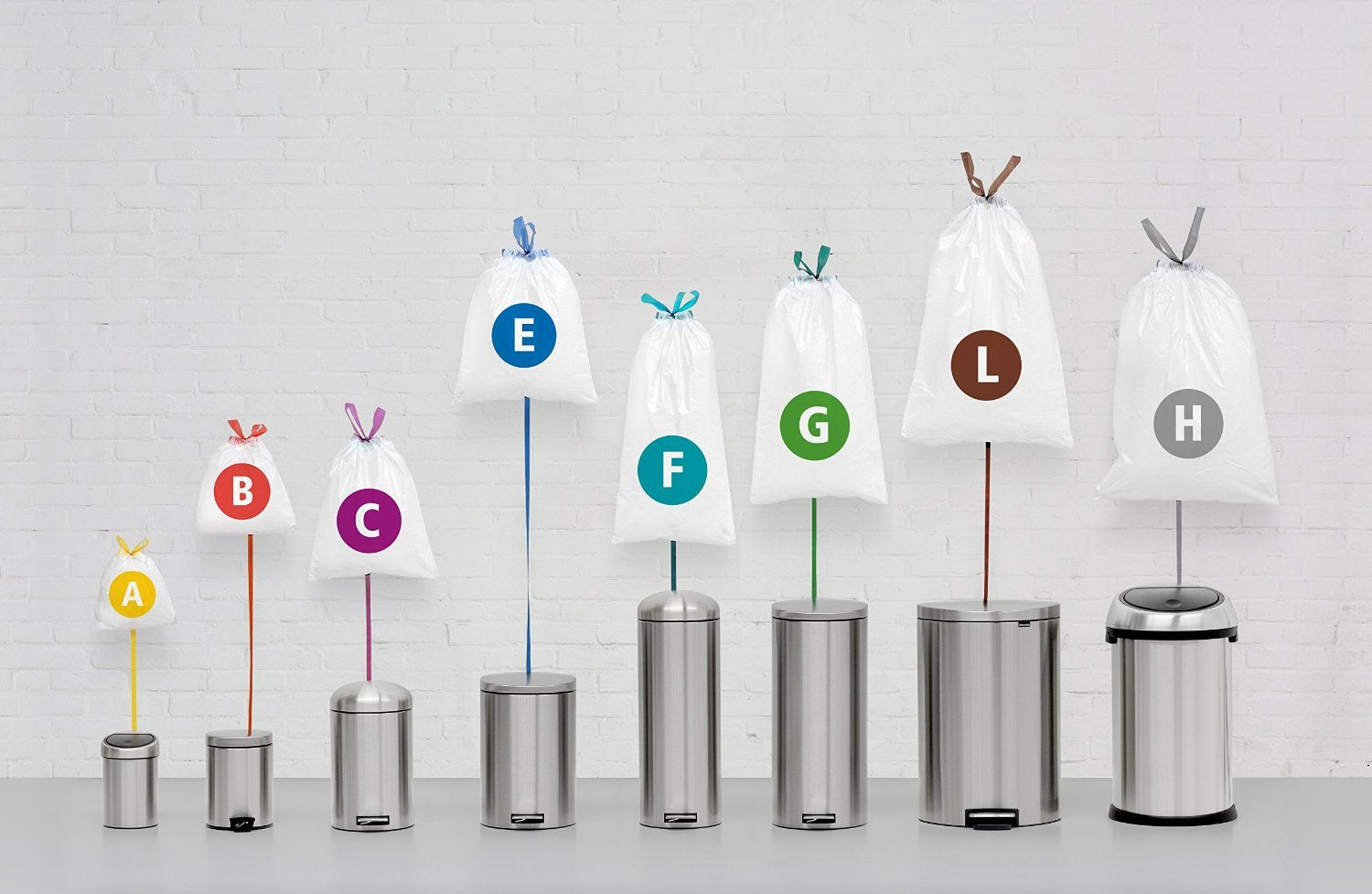 Brabantia Compostable Bin Liners - 10L Capacity | Size C | 10 Bags | Starch Based Material 9