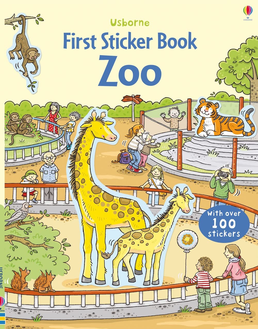 Usborne First Sticker Zoo Colouring Book | Over 100 Stickers | Paperback | Ages 2-3 1