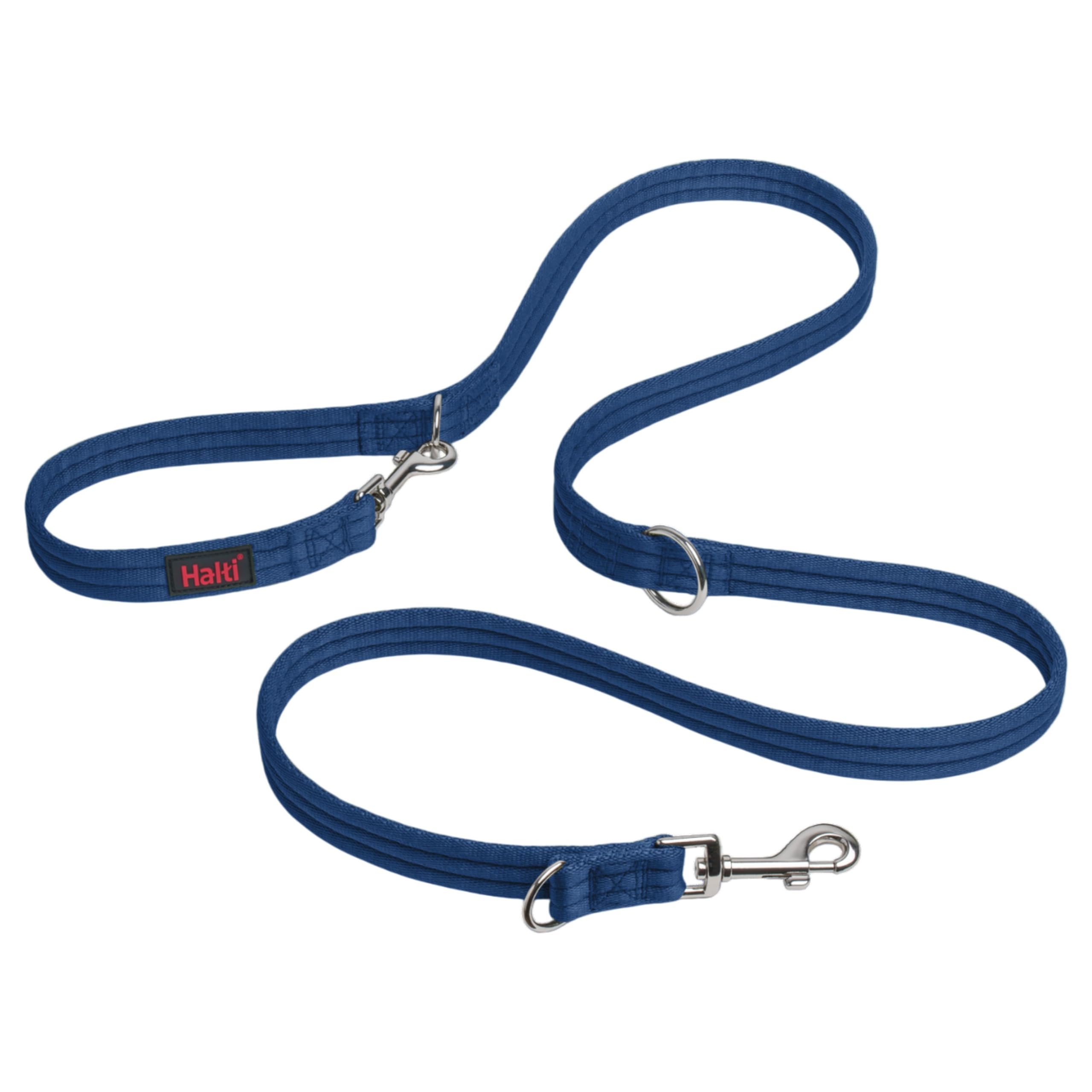 Halti Training Lead - 7 Versatile Uses | Durable Polyester Webbing | Size Large Cobalt Blue