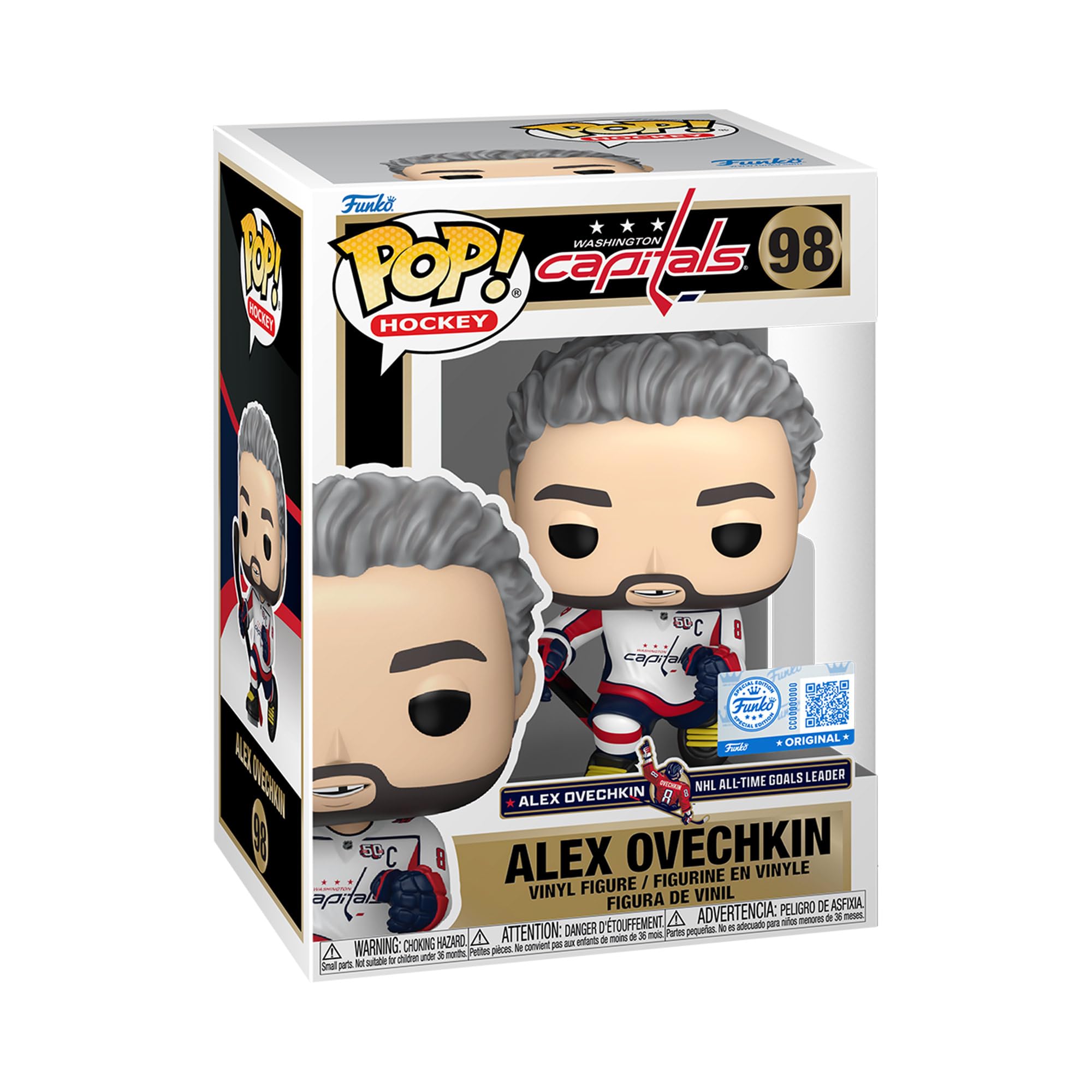 Funko Pop! NHL: Alex Ovechkin - All-Time Scorer | Washington Capitals Vinyl Figure