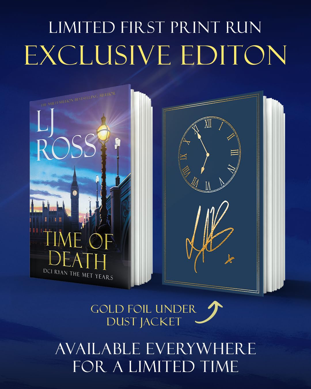 Century Time of Death - Detective Mystery Thriller by LJ Ross, Hardback, 400 Pages