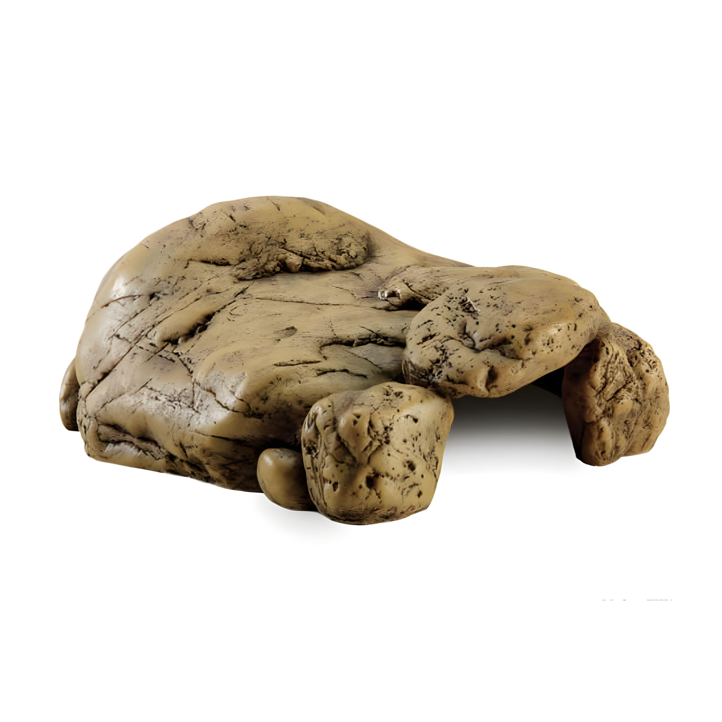 Exo Terra Reptile Den - Extra Large Hideout Cave for Reptiles & Amphibians | Brown Plastic