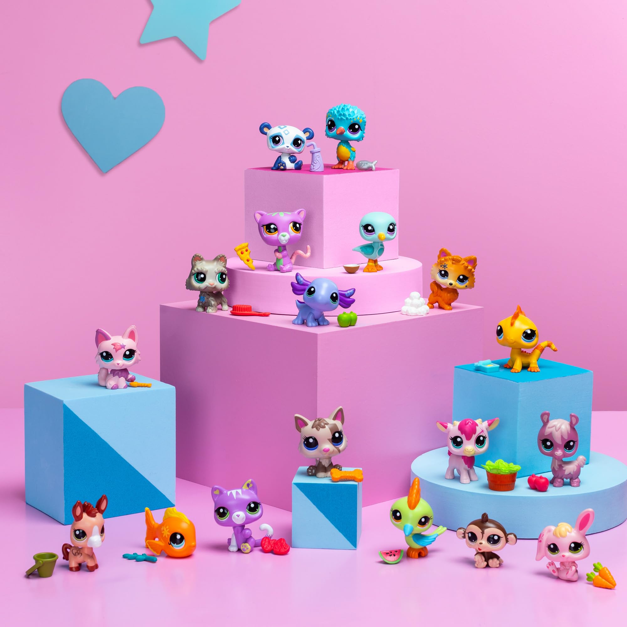 Littlest Pet Shop Pet Surprise Series 2 - Full Set of 18 Blind Box Collectible Figures 2