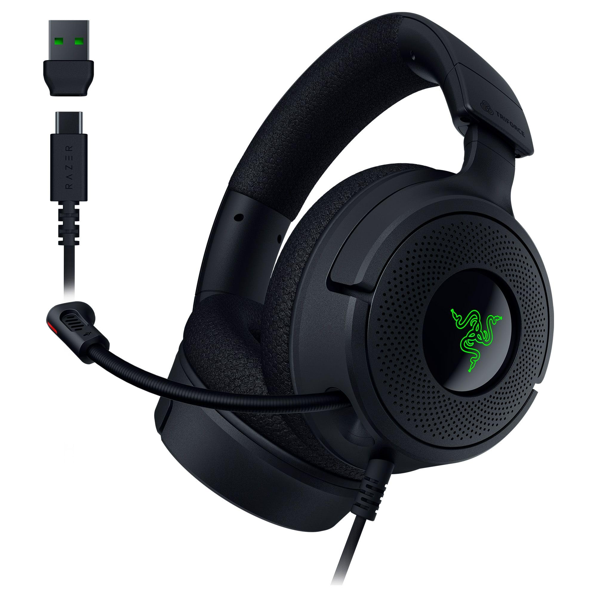 Razer Kraken V4 X Wired PC Gaming Headset - 7.1 Surround Sound | HyperClear Mic | Chroma RGB 1