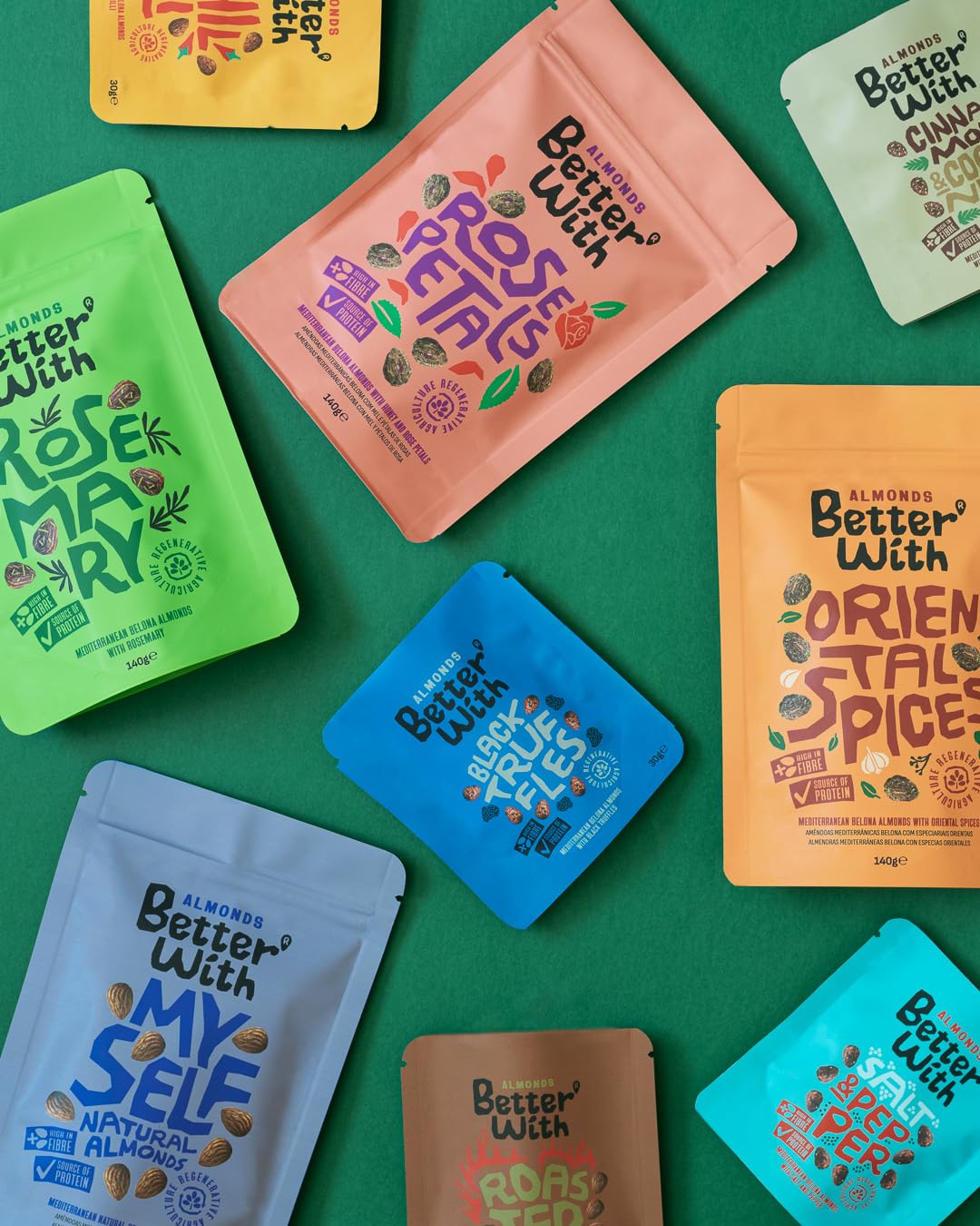 Better With Honey & Sea Salt Almonds - Sweet & Savoury Gourmet Snack | 120 g 6