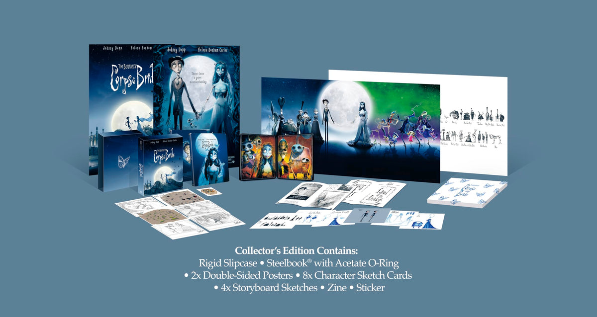Corpse Bride Collector's Edition Steelbook [4K Ultra HD Blu-ray]