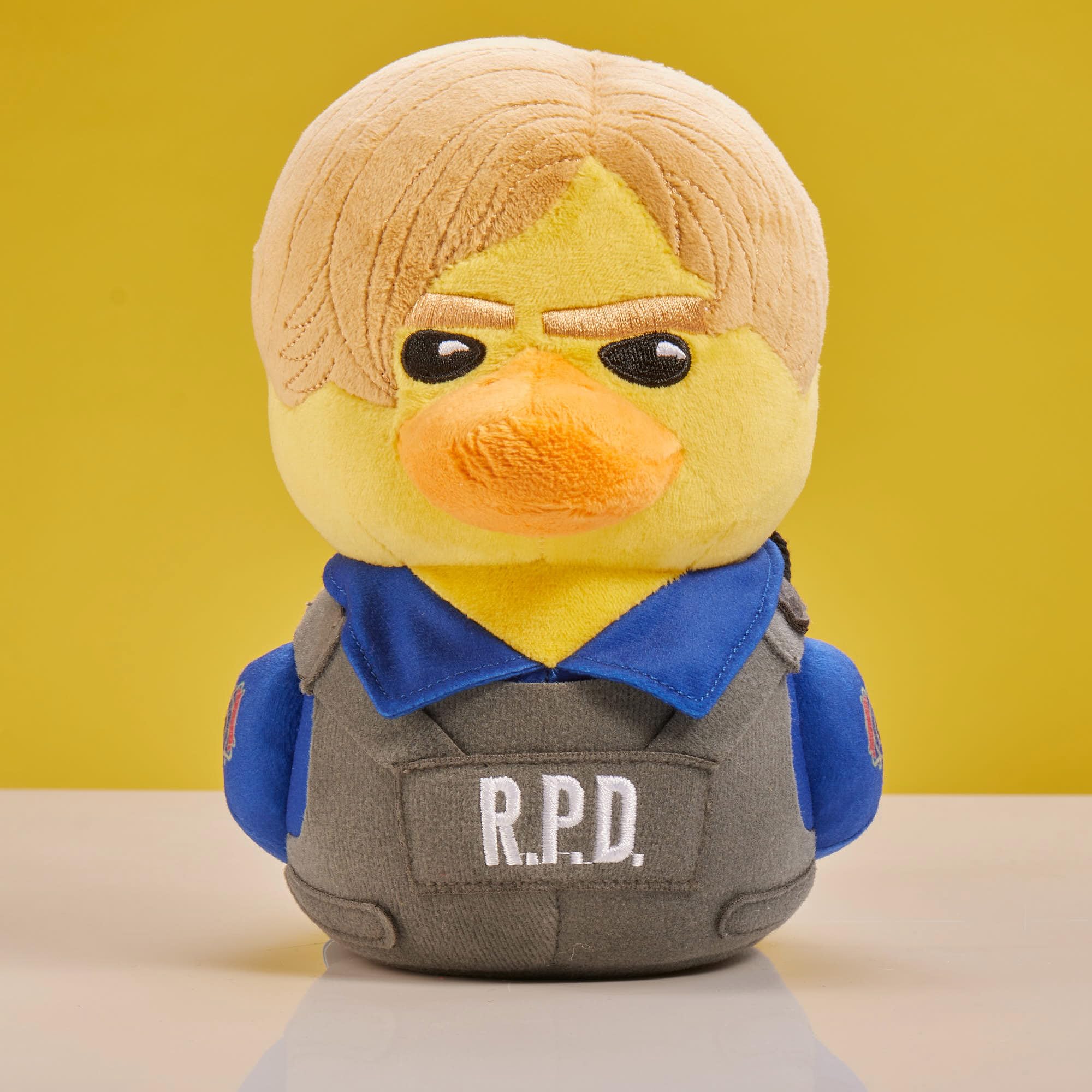 TUBBZ Plush: Leon Kennedy - Resident Evil Cosplaying Rubber Duck Soft Plush - 9 Inch Collectible 2