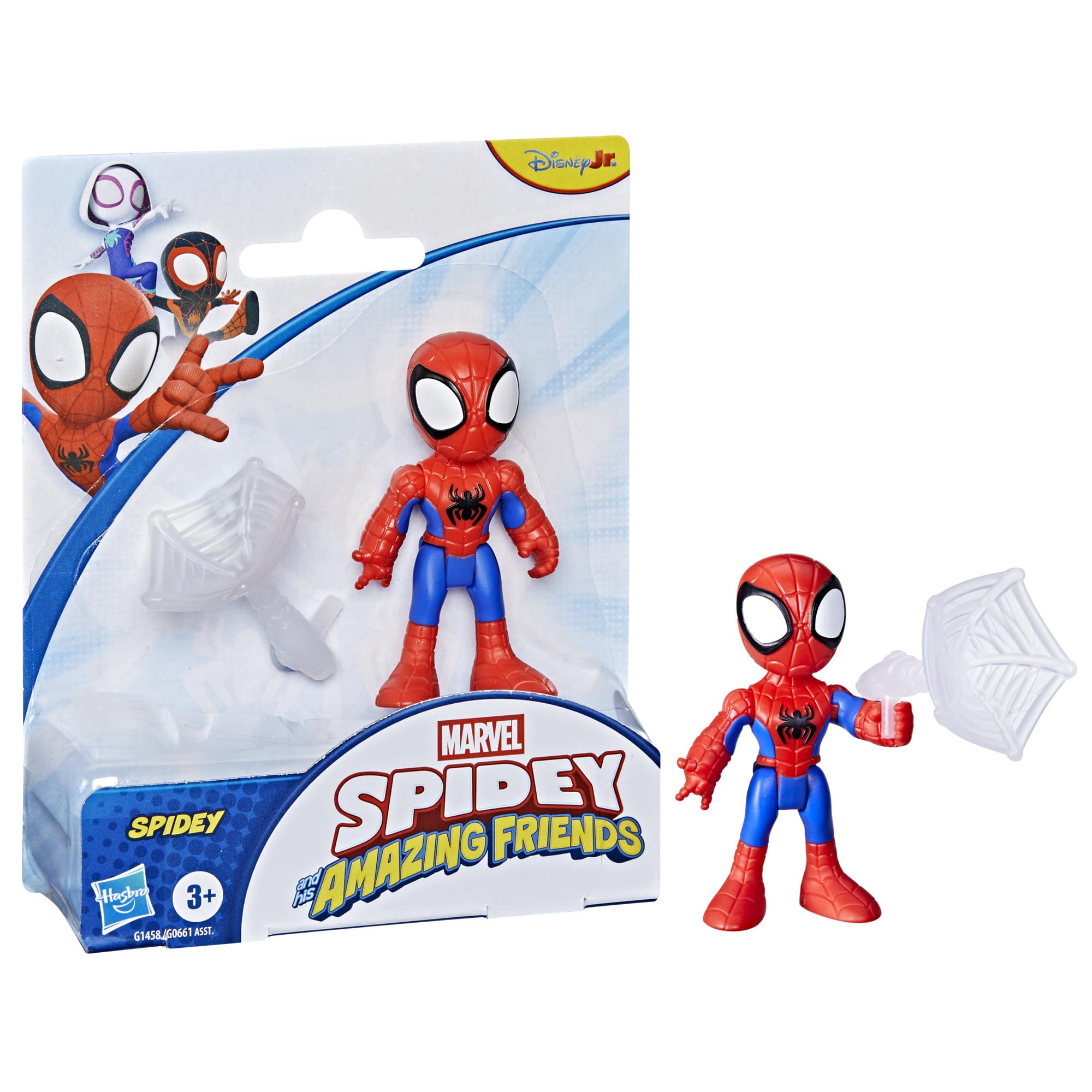 Marvel Spidey and his Amazing Friends Spidey Action Figure - 7.6 cm (3 inch) Poseable Toy with Web Accessory for Ages 3+ 2