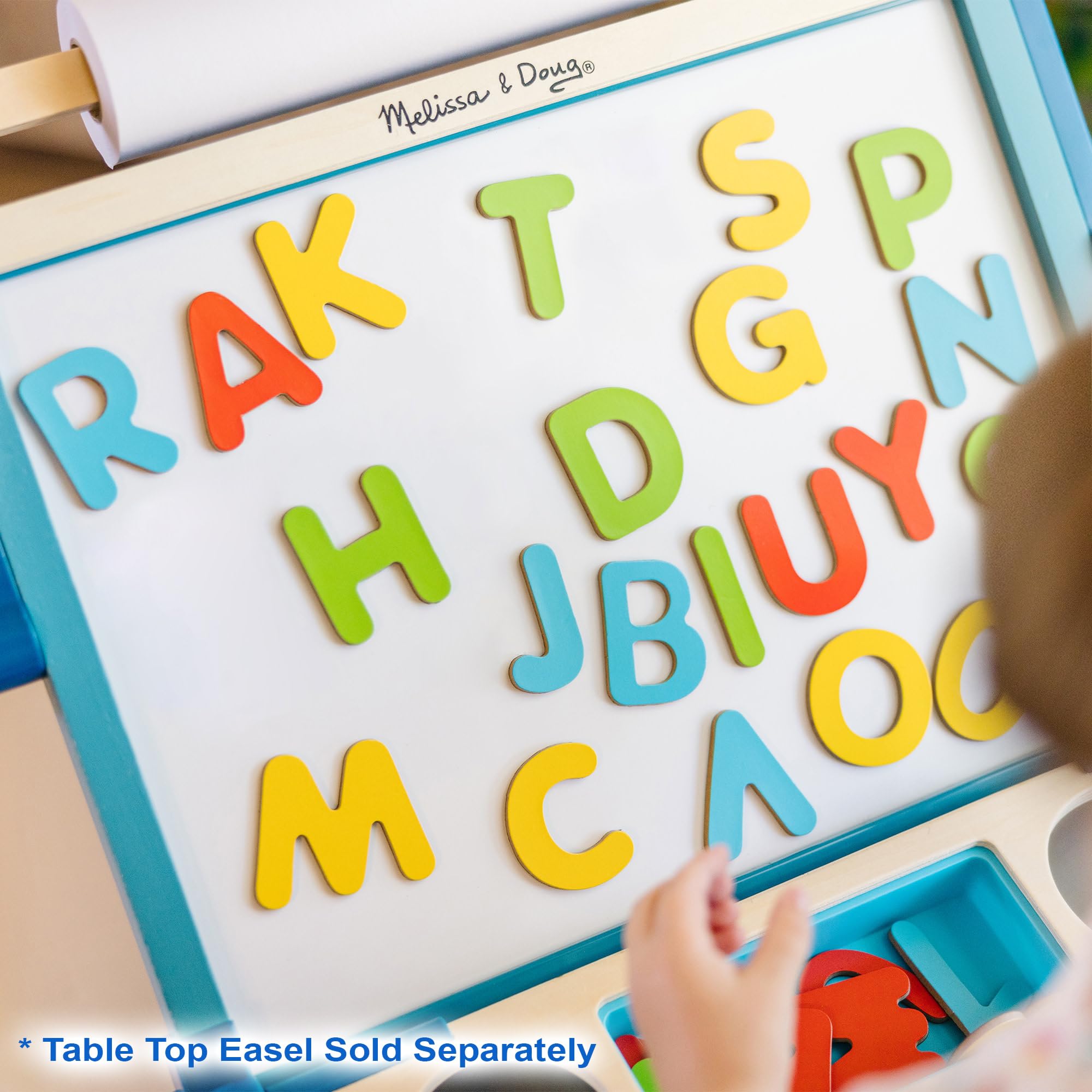 Melissa & Doug Magnetic Wooden Letters - Educational Alphabet Playset for Kids 3-6 10