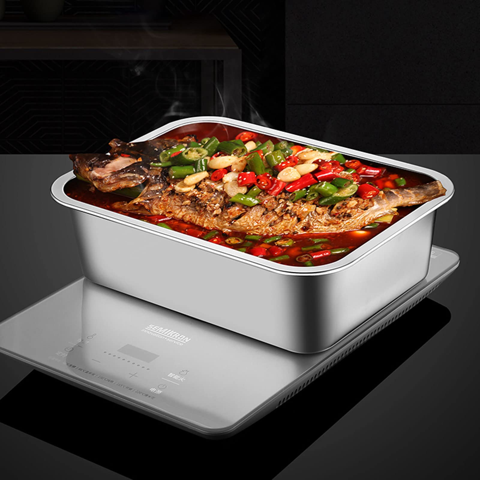 ASelected 304 Stainless Steel Washing Up Bowl - 10 Litre Capacity | 33x24x15cm | Durable 6