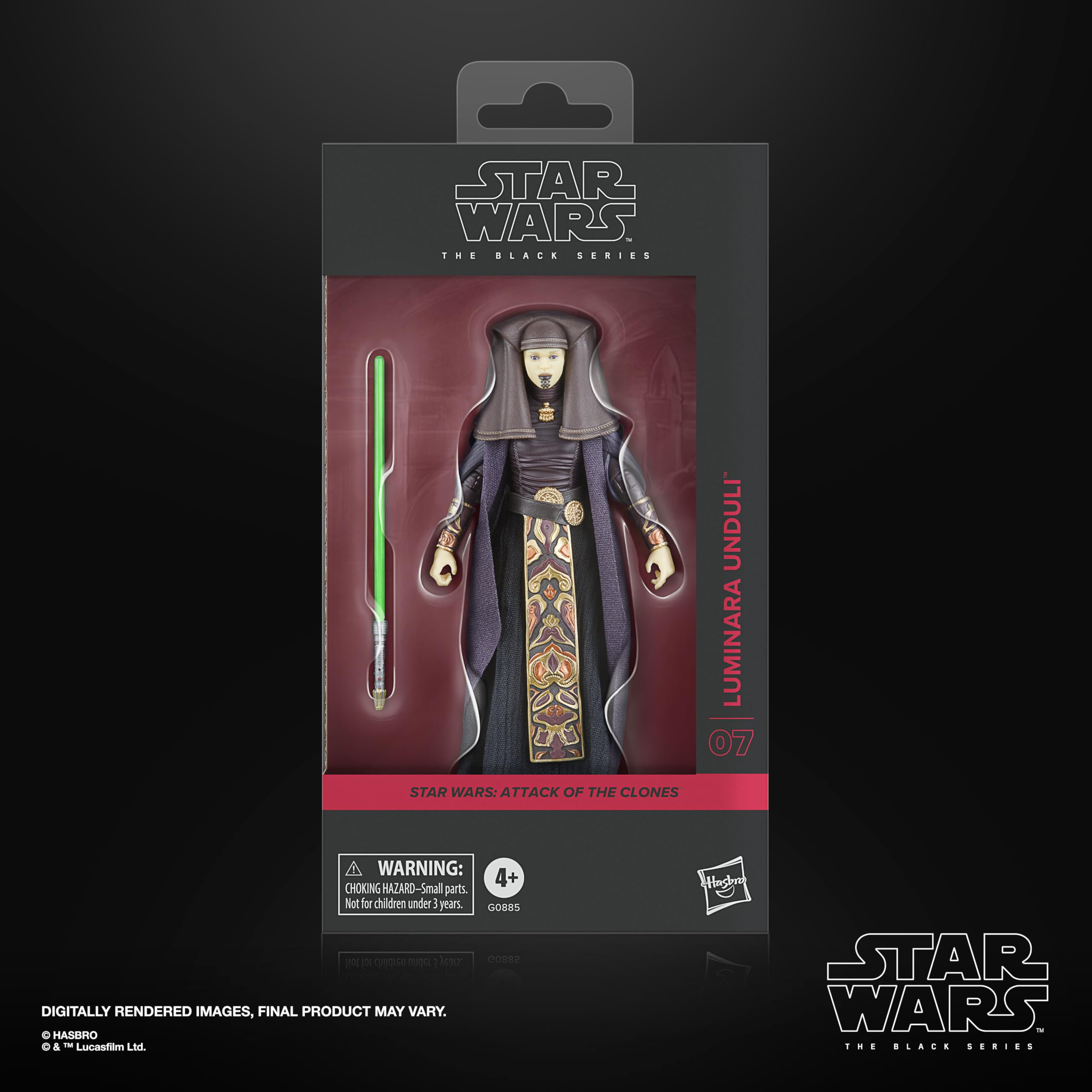 Star Wars The Black Series Attack of the Clones - Luminara Unduli 6-Inch Action Figure 3