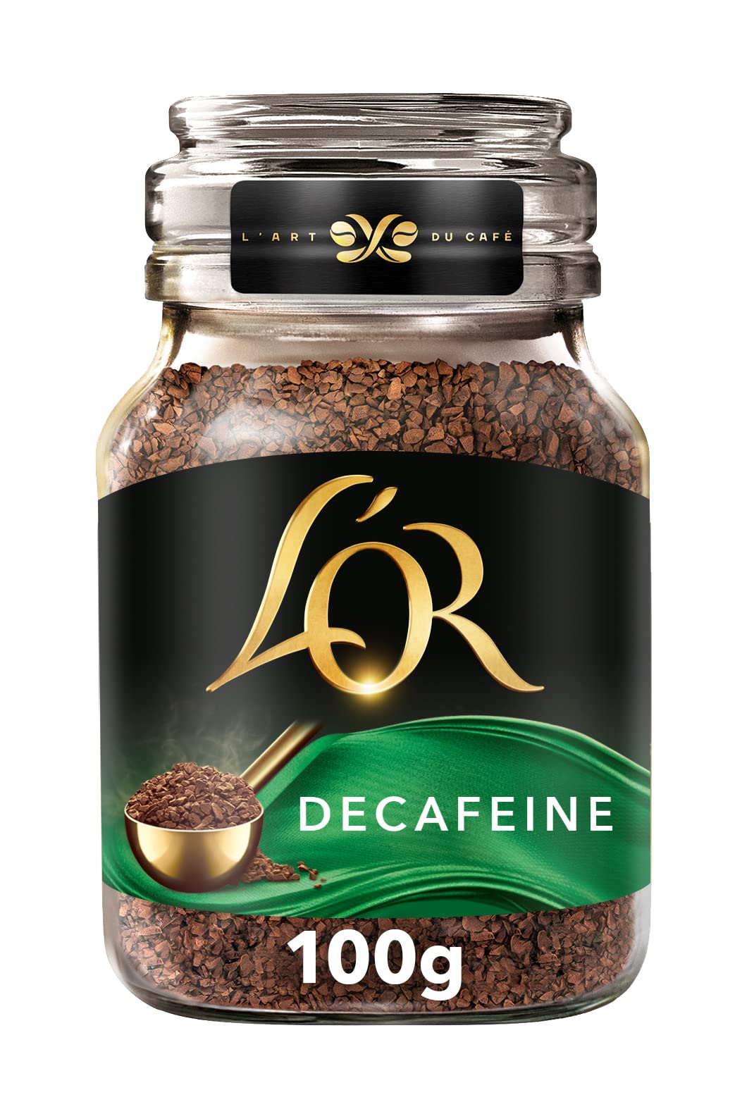 L'OR Decaf Instant Coffee - 6 x 100g Jars, 600g