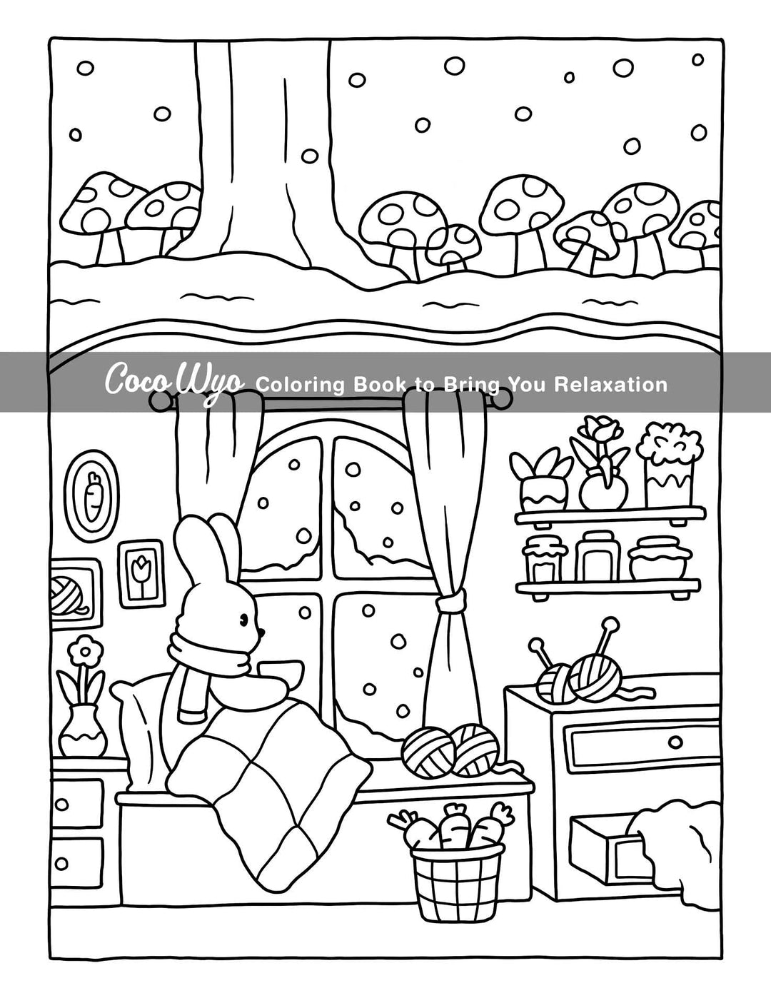 Independently Published - Cozy Spaces: Coloring Book for Adults and Teens Featuring Relaxing Familiar Scenes