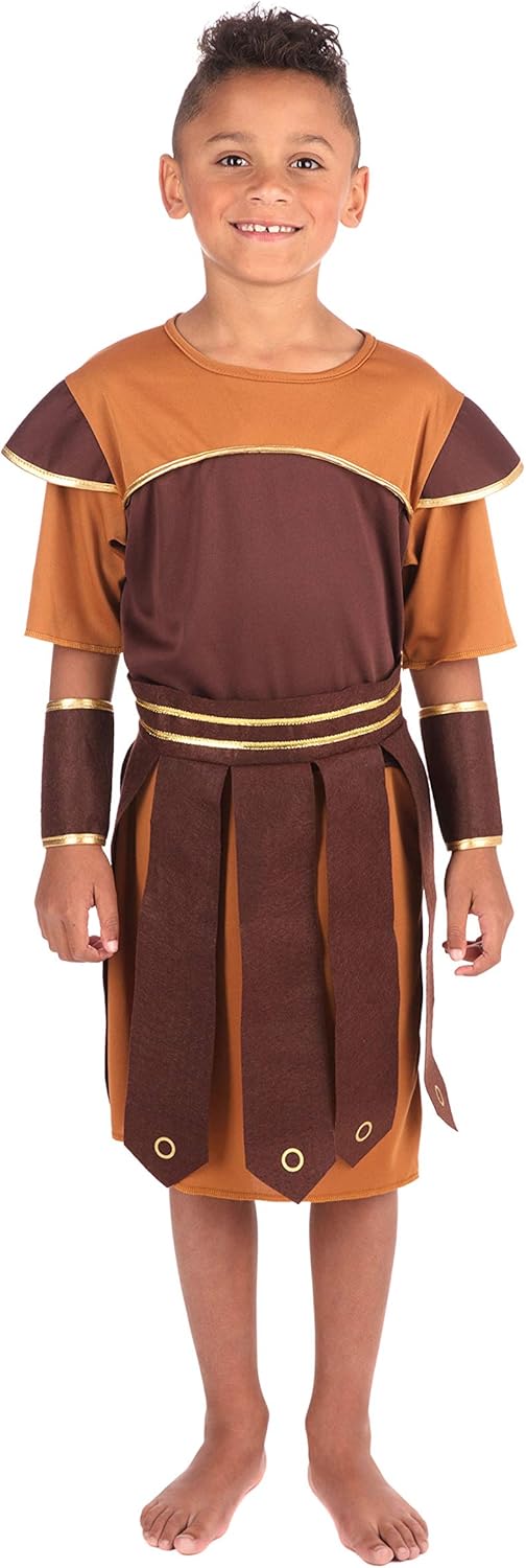 Roman Soldier Costume - Kids Large 8-10 Years 1