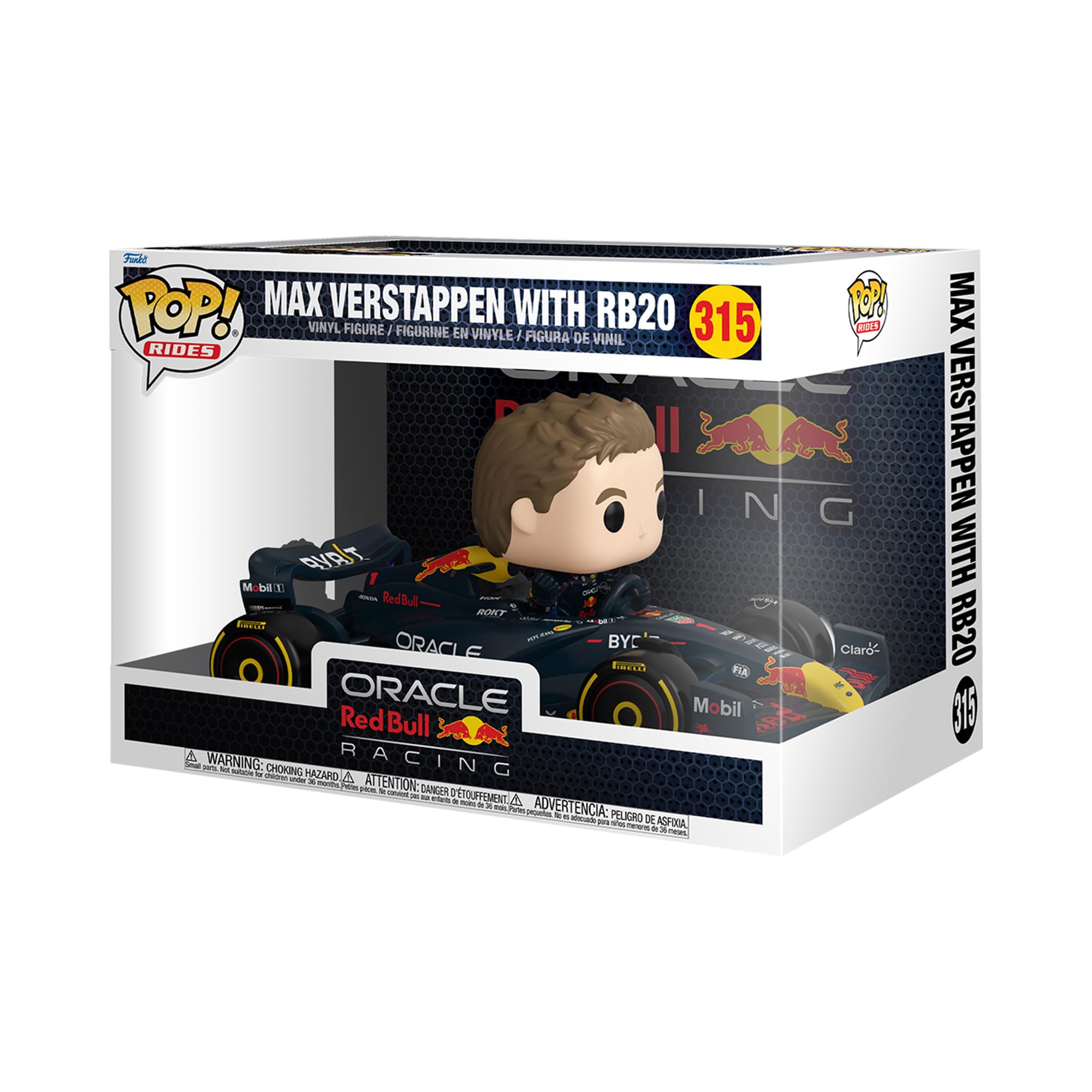 Funko POP! Rides Super Deluxe Red Bull Racing Max Verstappen with RB20 Vinyl Figure