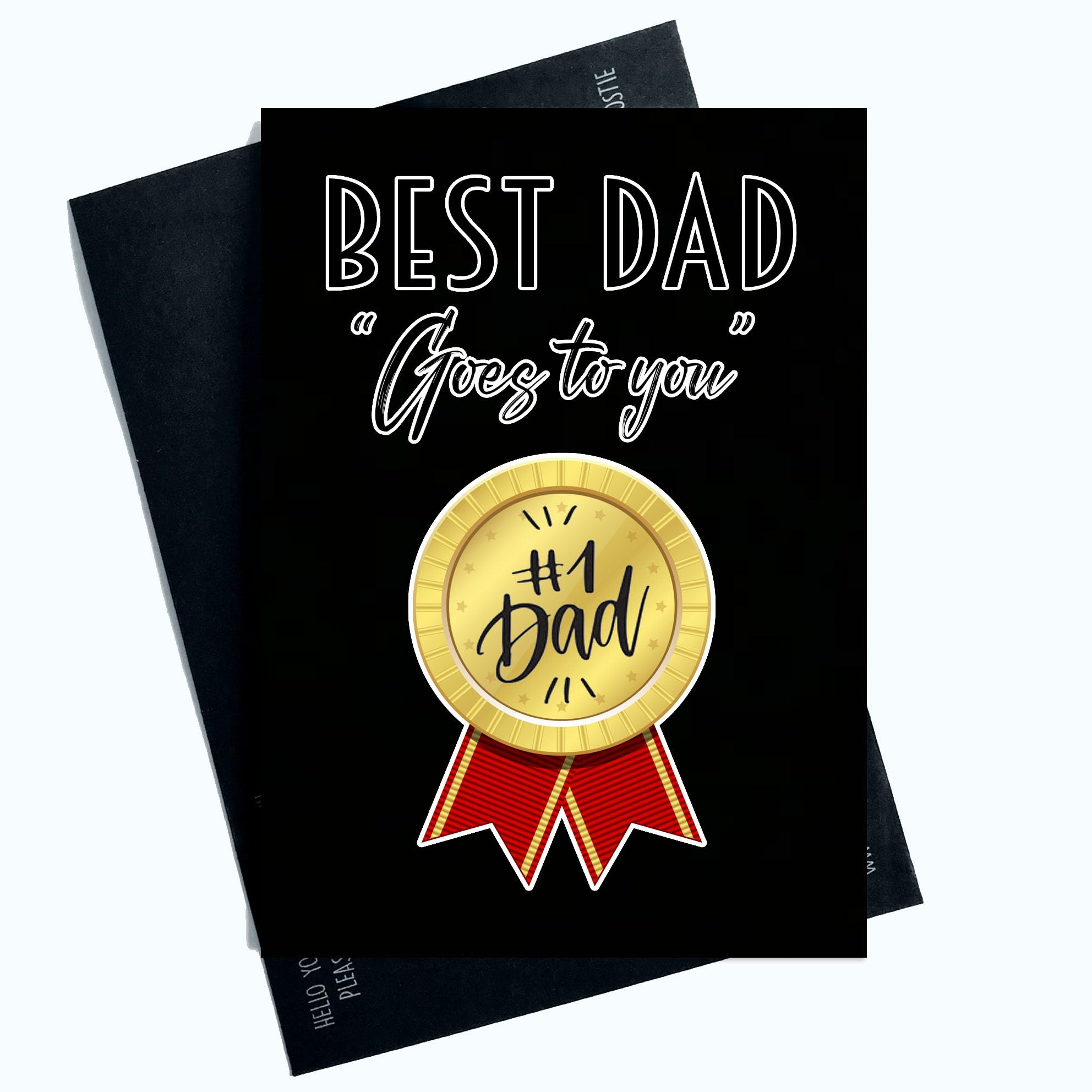 Peachy Antics Funny Birthday Card for Dad | A5 Size | Blank Inside