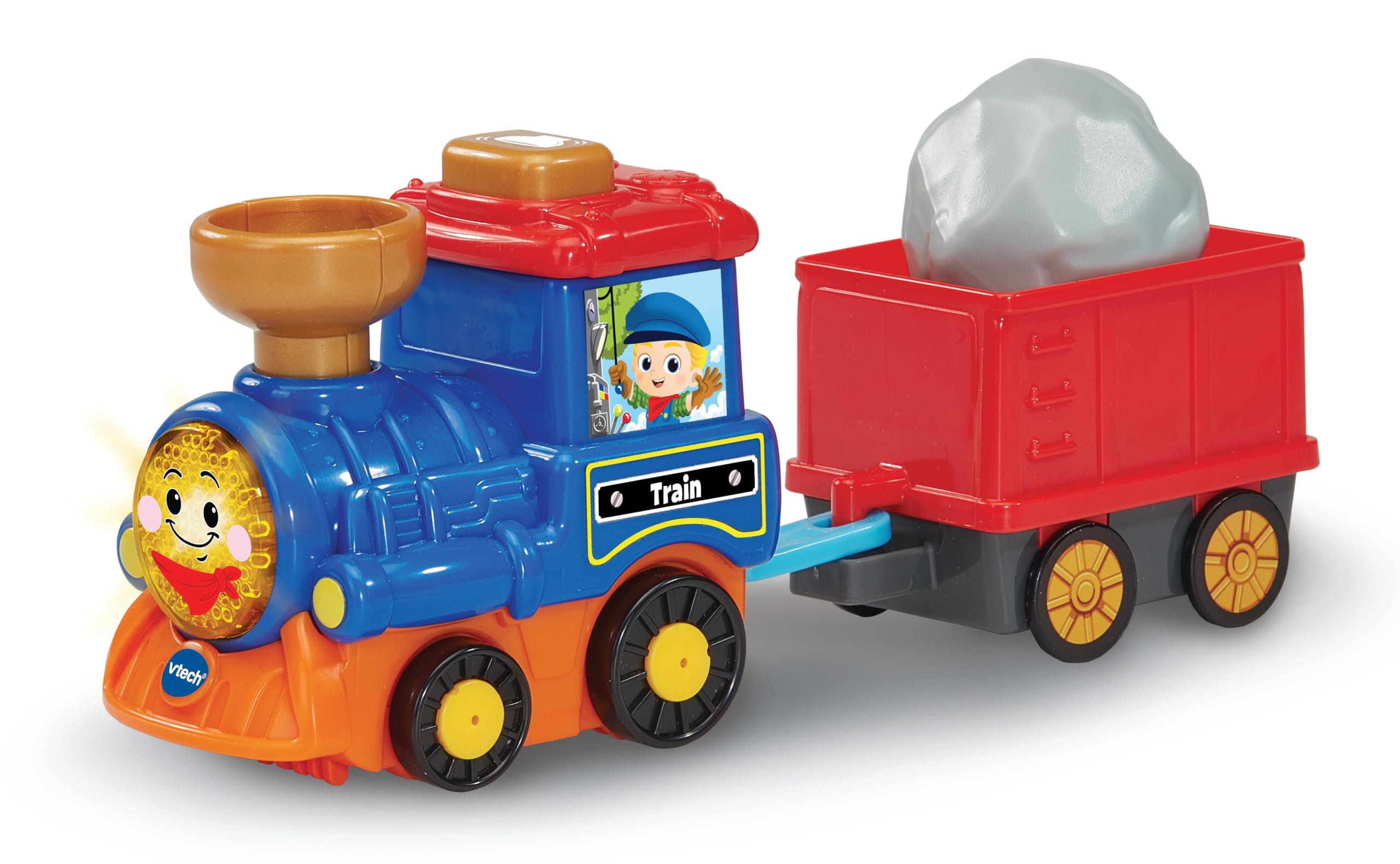 VTech Toot-Toot Drivers Cargo Train - Interactive Musical Toy for Toddlers 1-5 Years