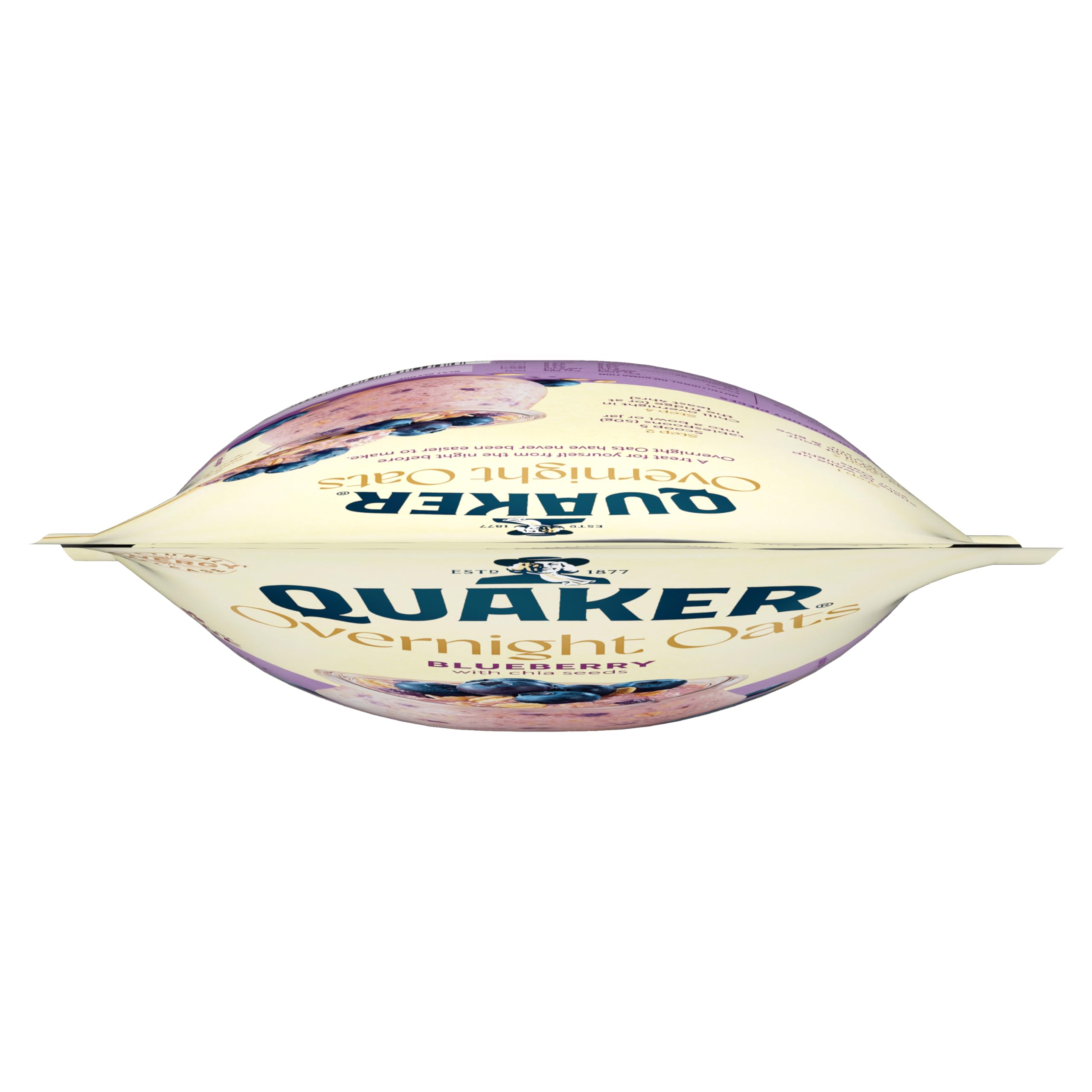 Quaker Overnight Oats Blueberry Cereal - Source of Fibre | Natural Energy Release | 350g 8