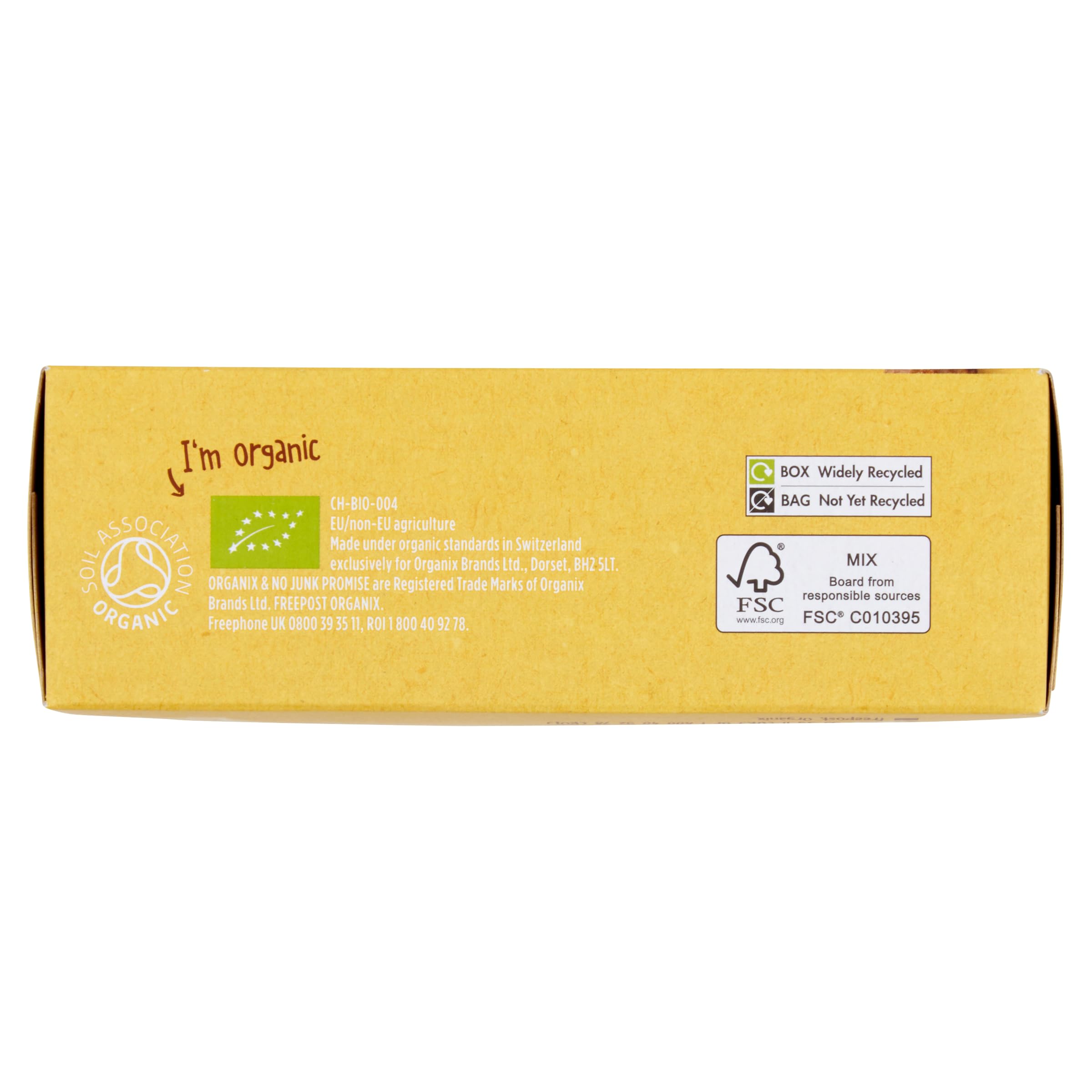 Organix Organic Oat & Banana Flapjacks for Toddlers, Sugar-Free, 4 x 20g Mini Snack Bites 2