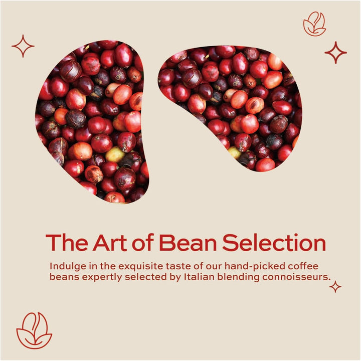 Kimbo Caffè Crema Classico Whole Coffee Beans, Light Roast, 1kg Bag