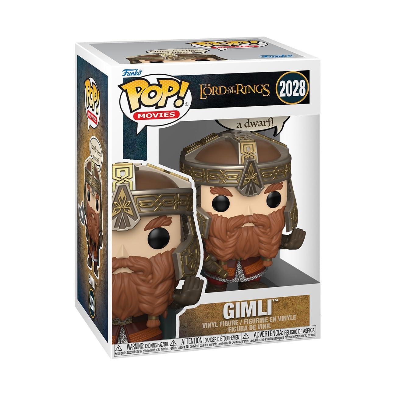 Funko POP! Sayings: Lord of the Rings - Gimli Collectable Vinyl Figure | 3.75 Inches 1