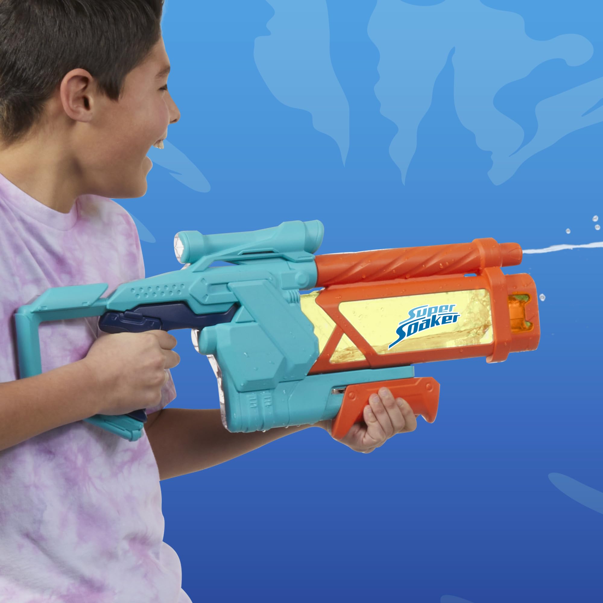 Nerf Super Soaker Mega Dunk-Fill Water Blaster - 1 Liter Tank | Ages 6+ | Plastic 9