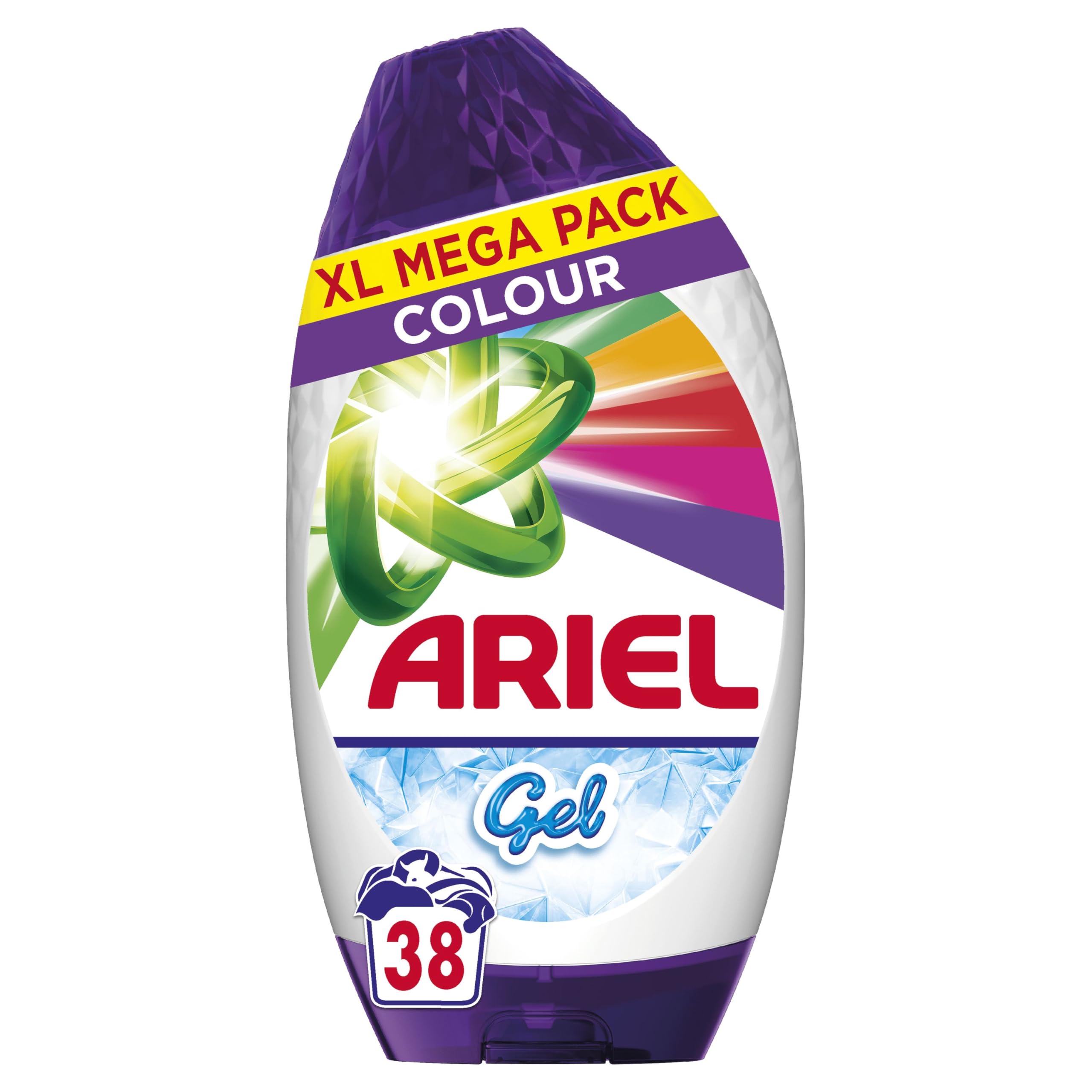 Ariel Colour Washing Liquid Laundry Detergent Gel - 38 Washes | 1.25 L | Floral Scent 1
