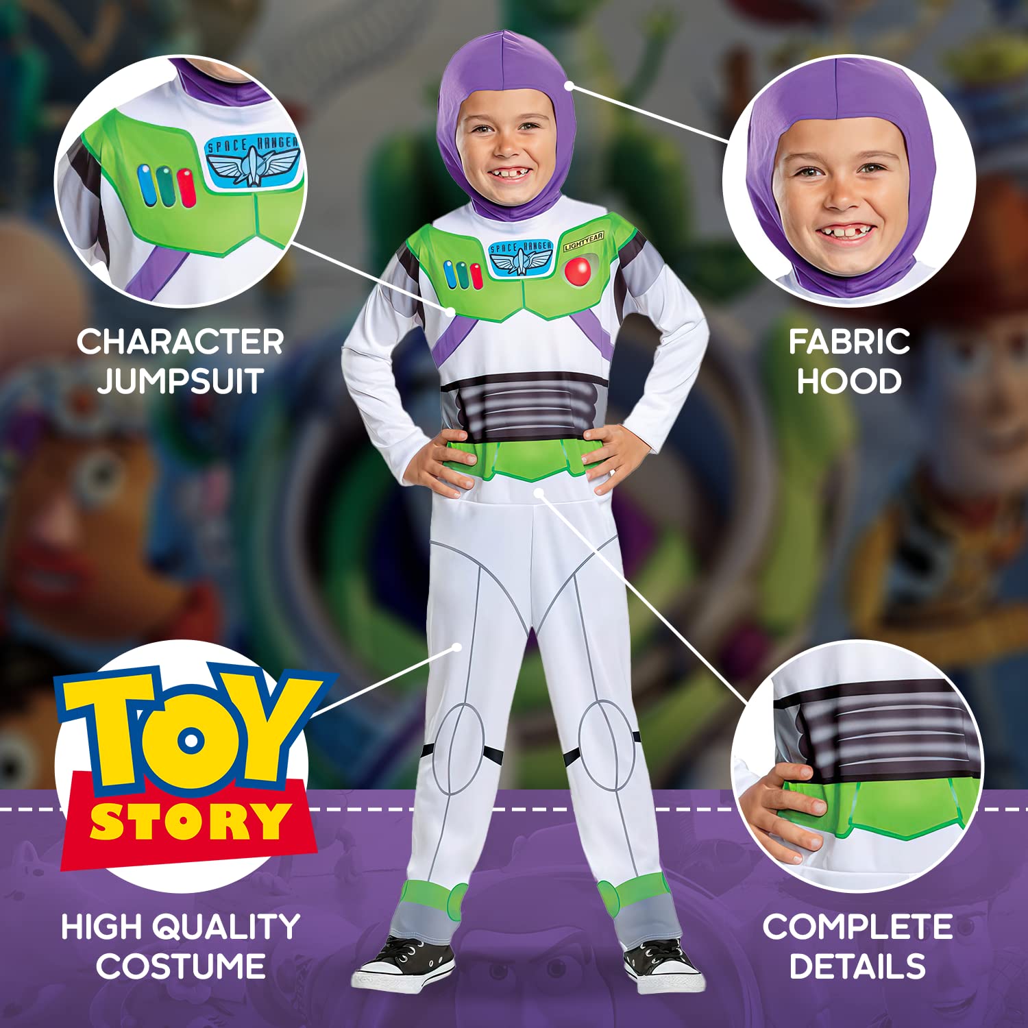 Disguise Buzz Lightyear Costume - Small (5-6 Years) 2