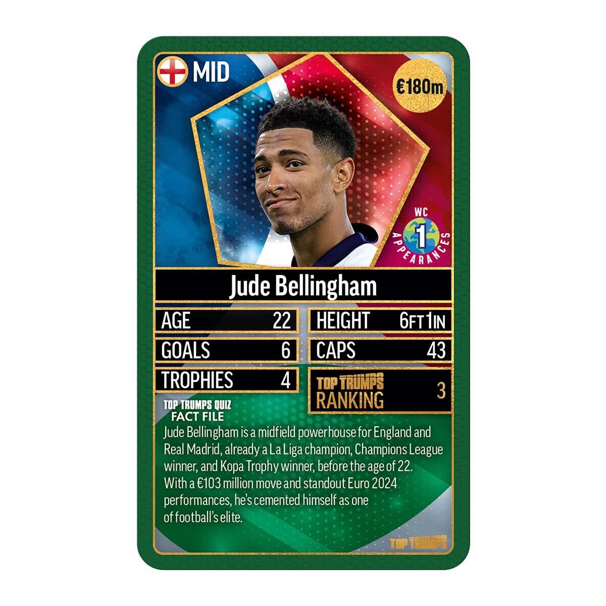 Top Trumps World Football Stars Top 200 Card Game - Pack 3 | Unisex Children | Ages 6+ 4