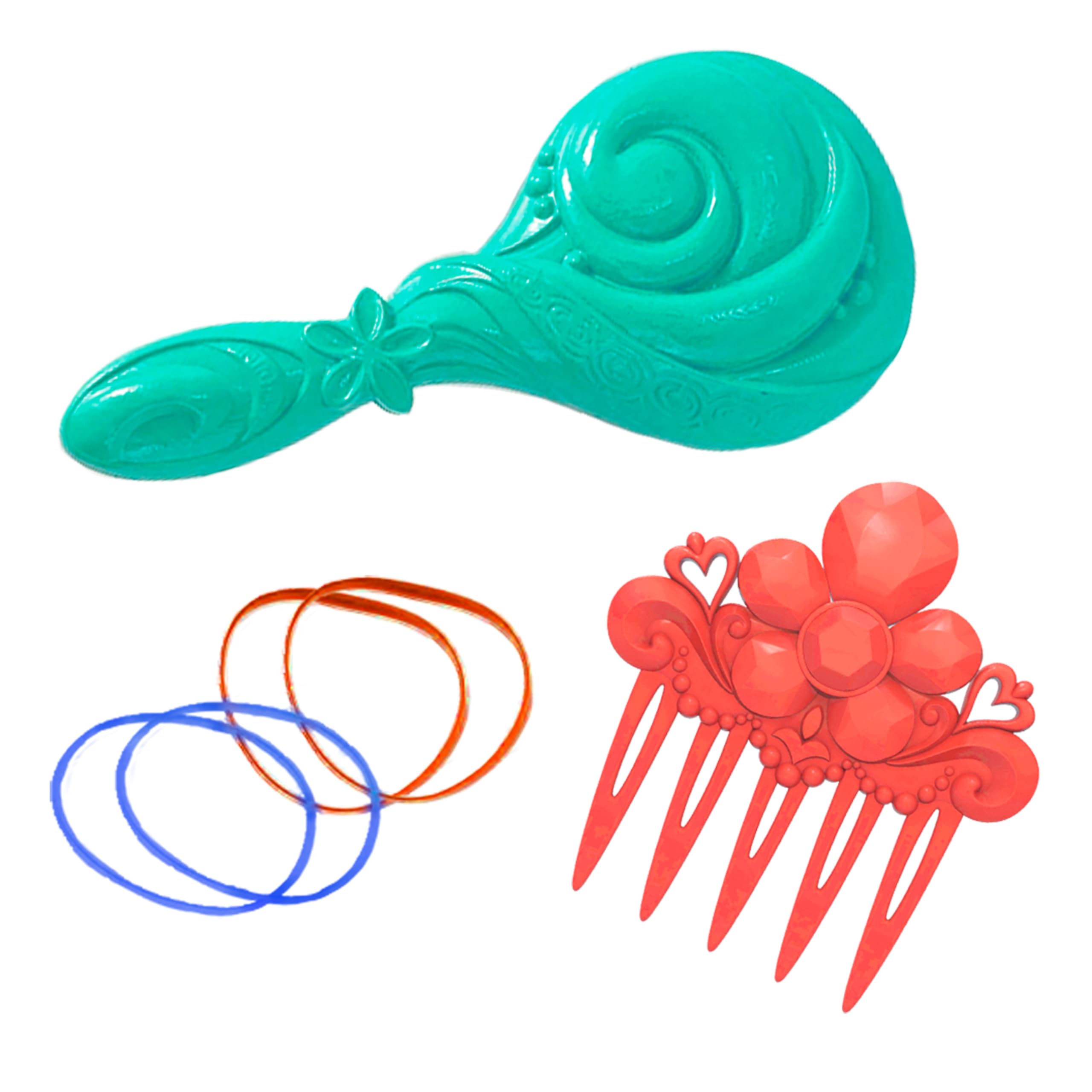 Just Play Disney Princess Moana 2 Styling Head with 7-Piece Hair Accessory Set 2
