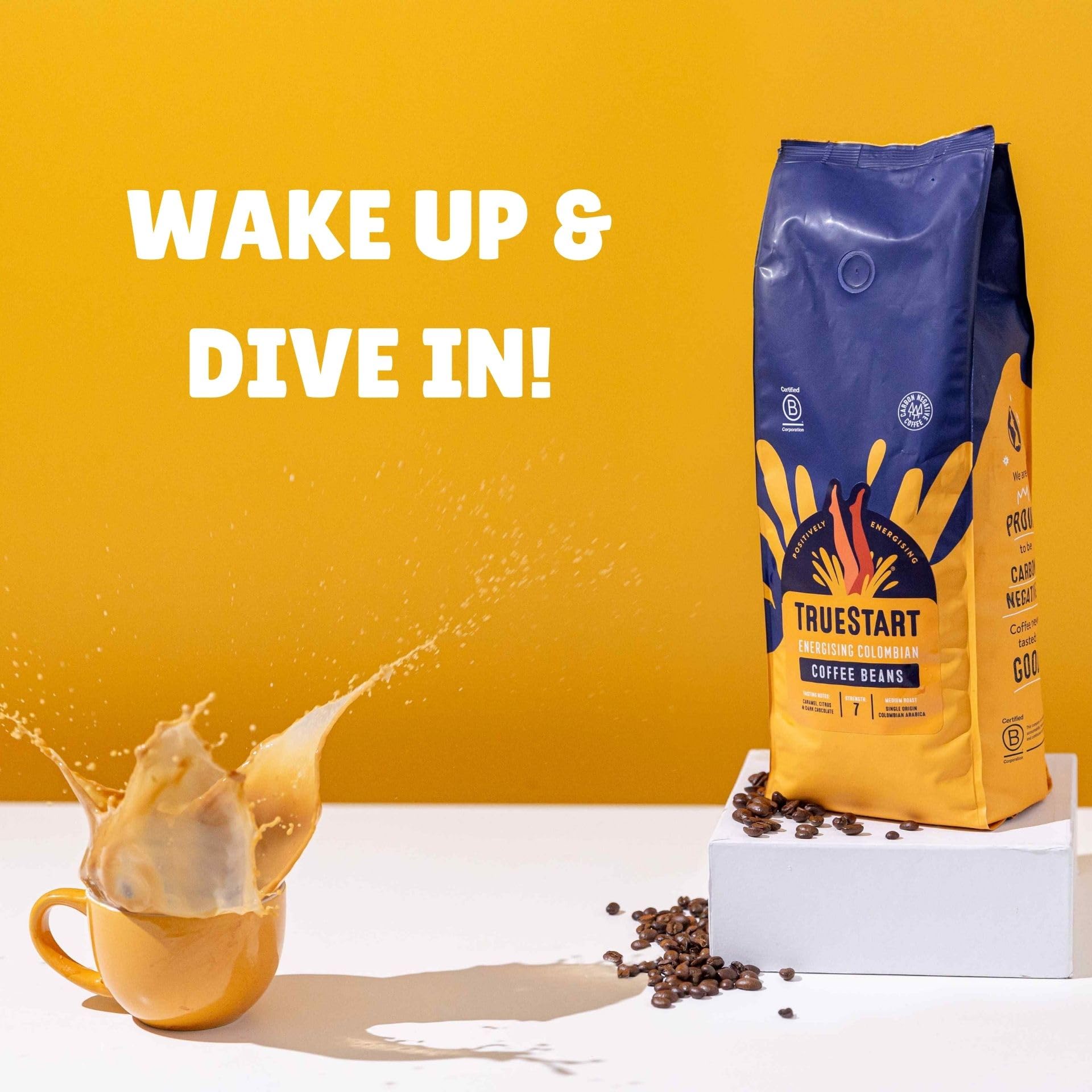 TRUESTART Energising Colombian Ground Coffee - Medium Roast, Mycotoxin-Free, 200g 4