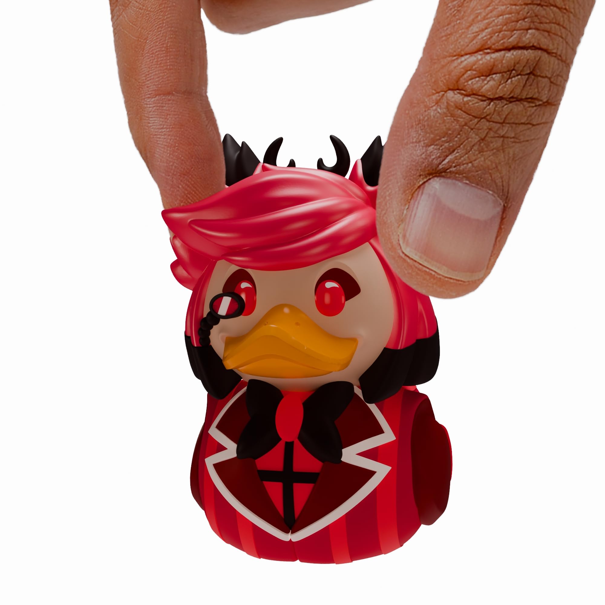 TUBBZ Mini - Alastor Cosplaying Rubber Duck Figure | Approx. 5cm Tall | Polyvinyl Chloride 1