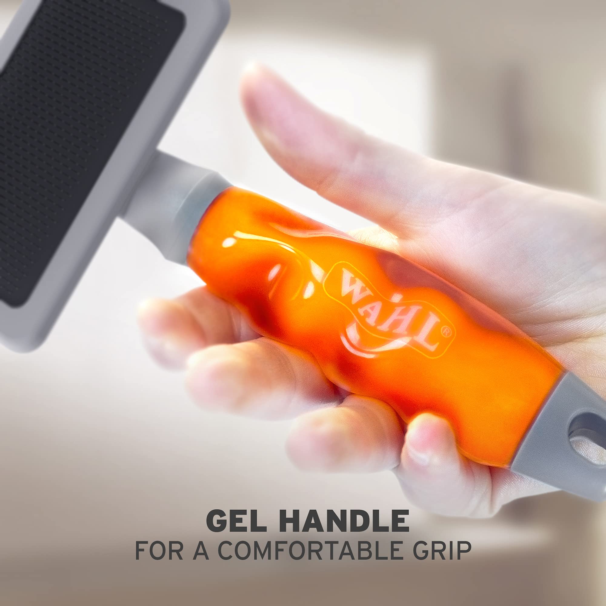 Wahl Large Slicker Brush - Ergonomic Gel Handle for Detangling | Ideal for Thick Coats | Size L 4